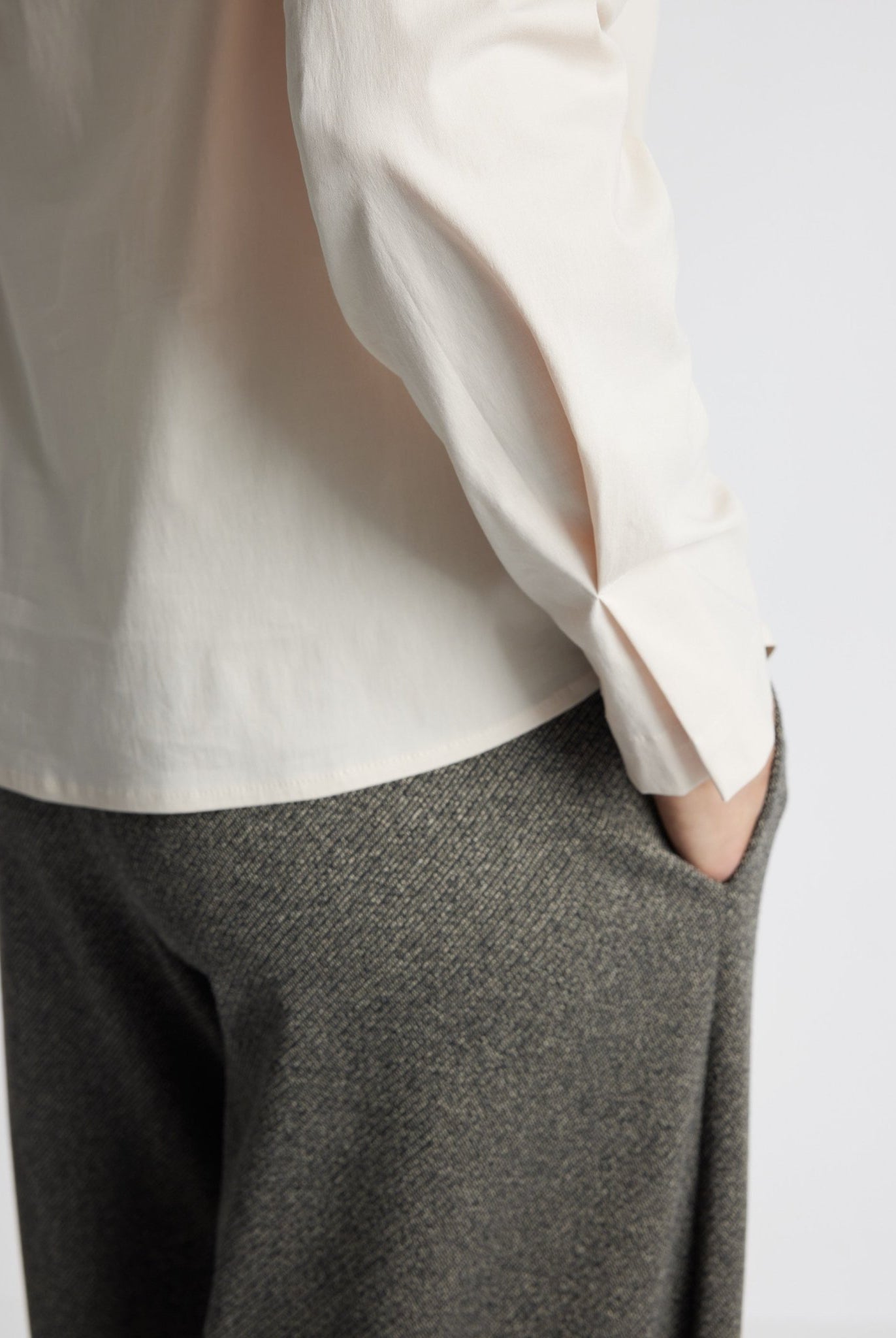 Gerade Bluse BLYNA aus leichtem Baumwoll-Mix mit Stretch - FOX'S-Fashion