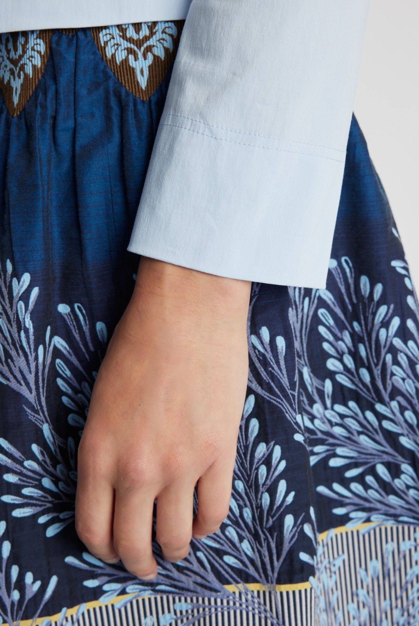 Gerade Bluse BONIUS aus leichtem Baumwoll-Mix mit Stretch - FOX'S-Fashion