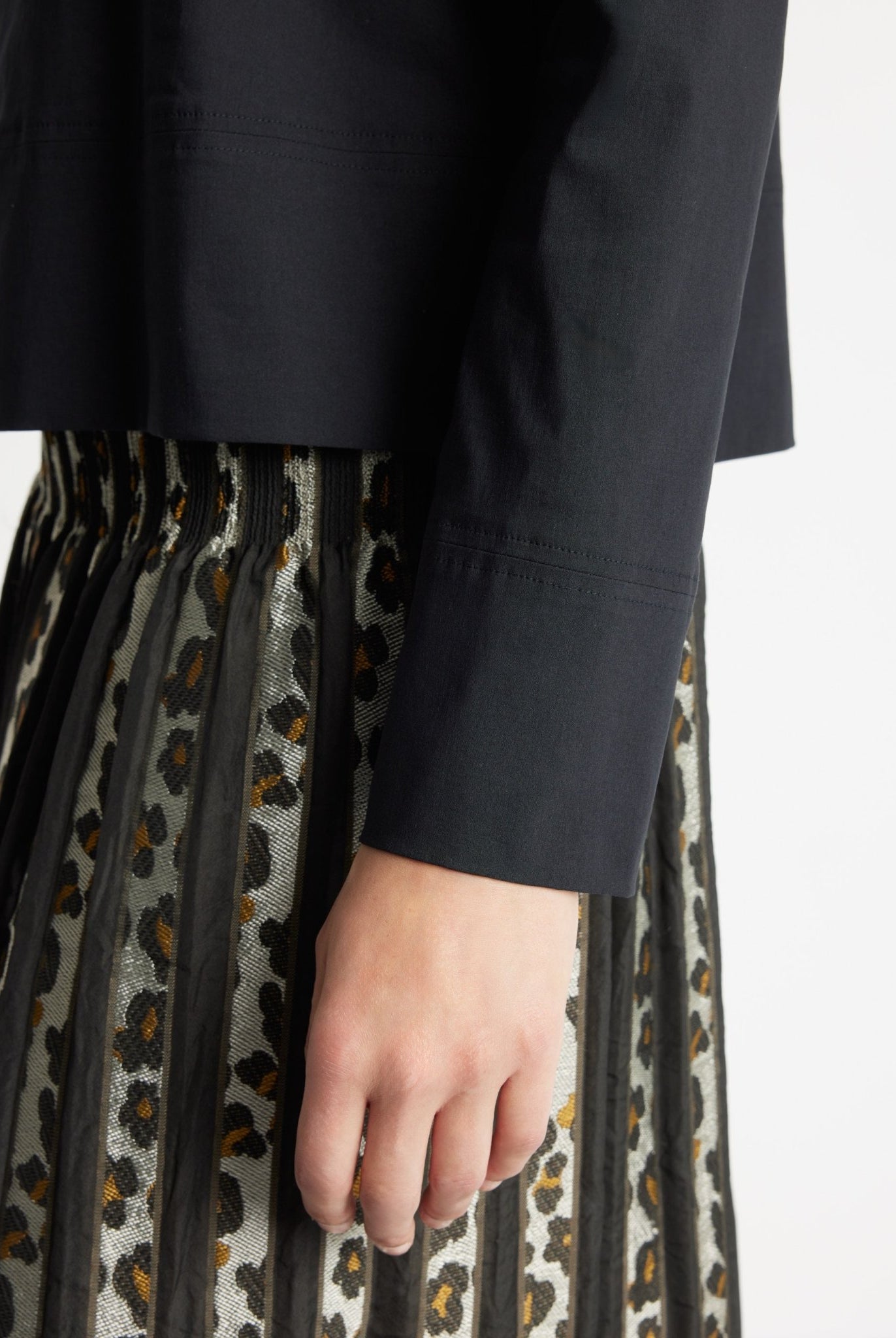 Gerade Bluse BRIZCO aus leichtem Baumwoll-Mix mit Stretch - FOX'S-Fashion