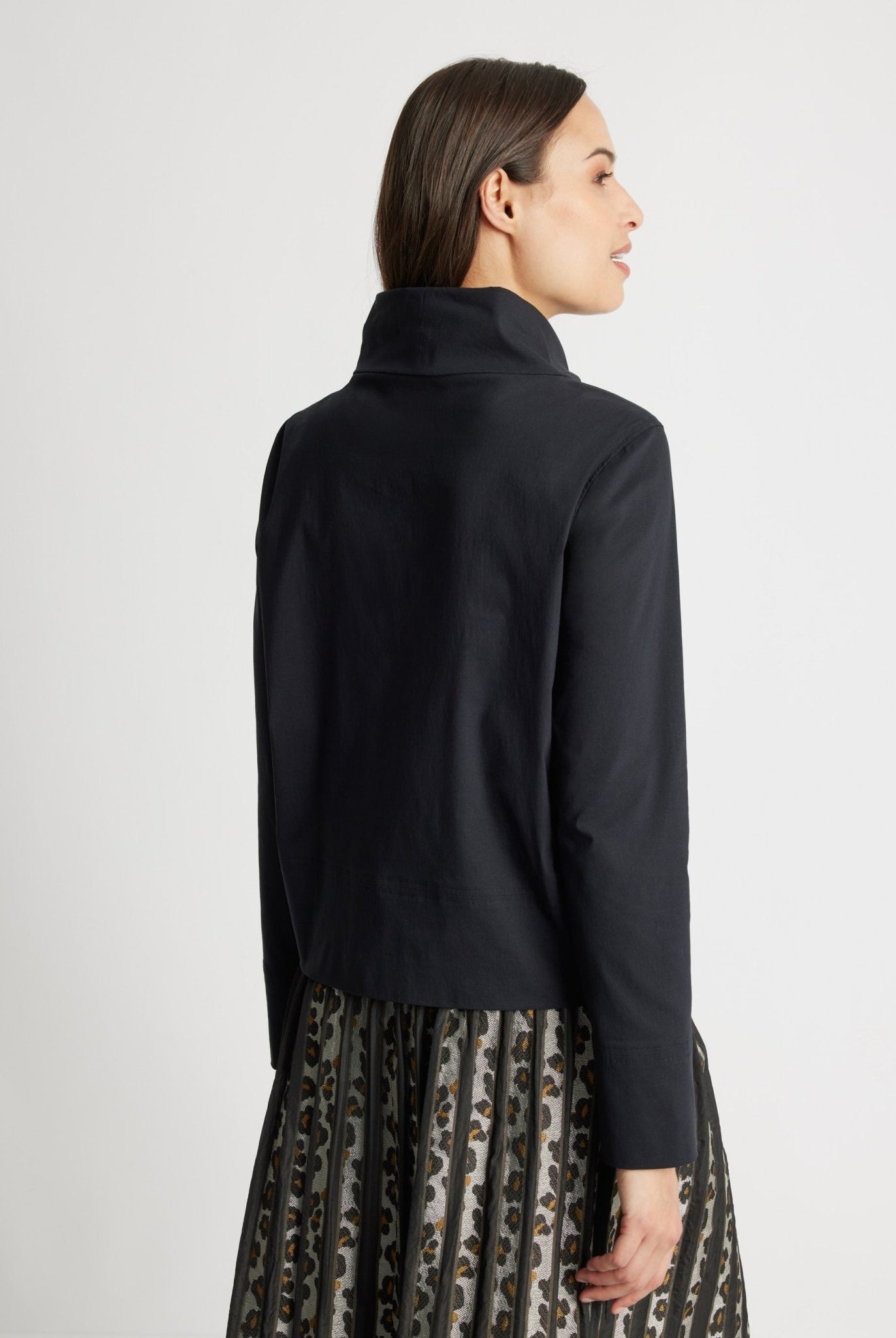 Gerade Bluse BRIZCO aus leichtem Baumwoll-Mix mit Stretch - FOX'S-Fashion