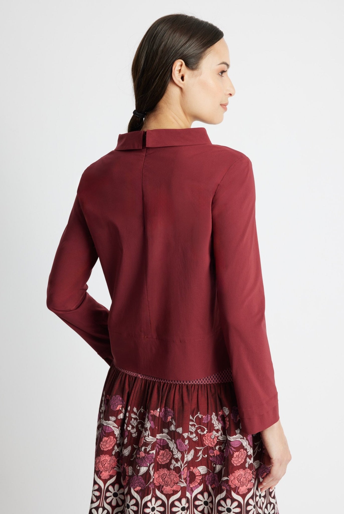 Gerade Bluse JURAMO aus Viskose-Mix mit Stretch - FOX'S-Fashion