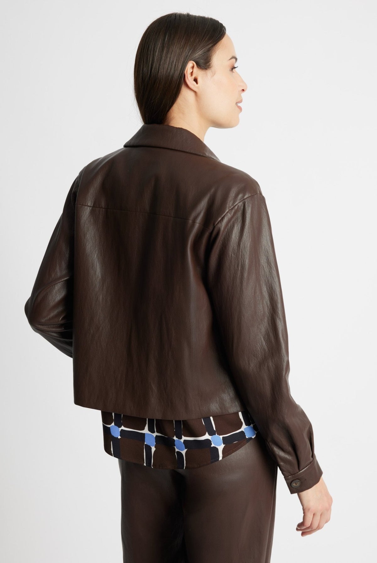 Gerade Jacke WIATA aus Lederimitat - FOX'S-Fashion