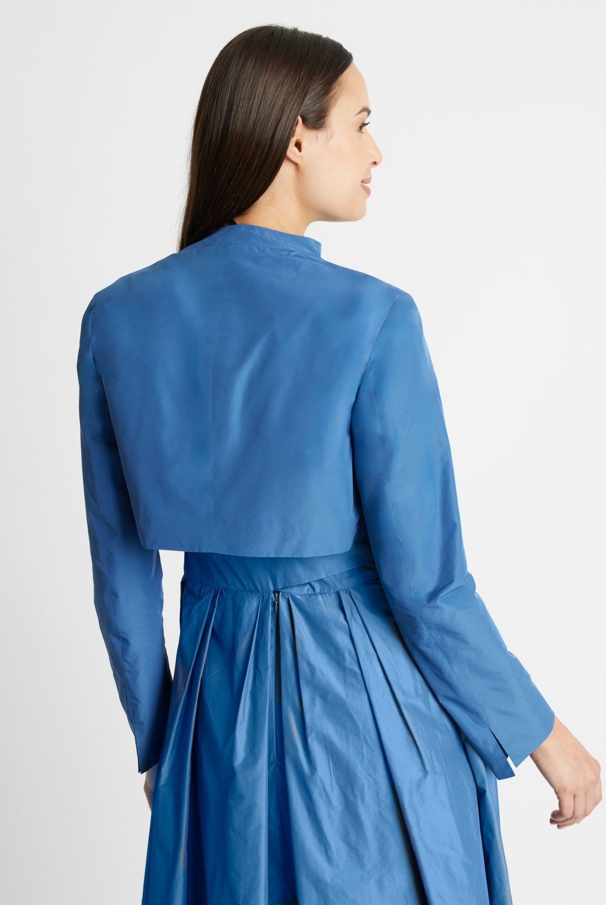 Gerader Bolero SUBOLI aus Taft ohne Verschluss - FOX'S-Fashion