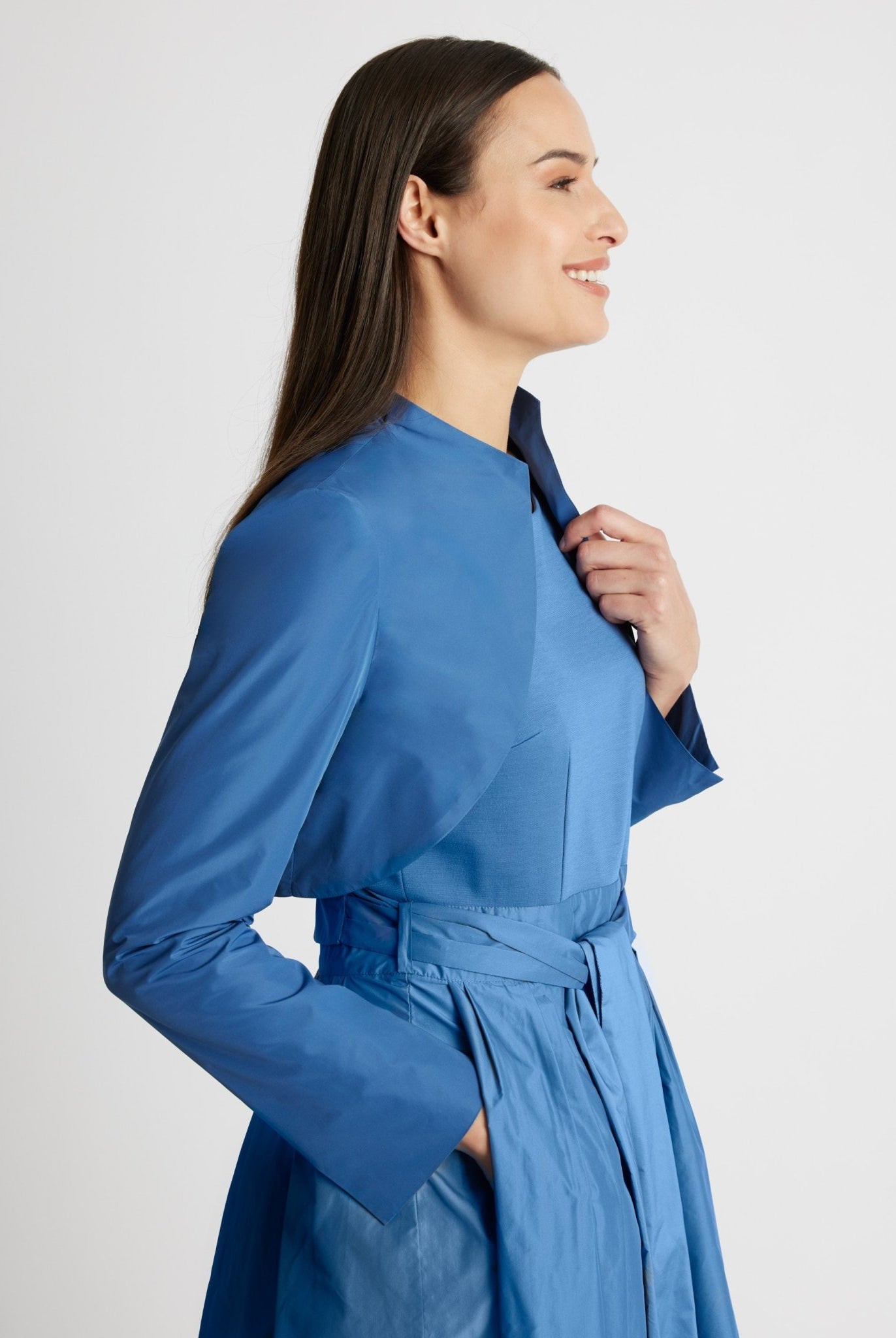 Gerader Bolero SUBOLI aus Taft ohne Verschluss - FOX'S-Fashion