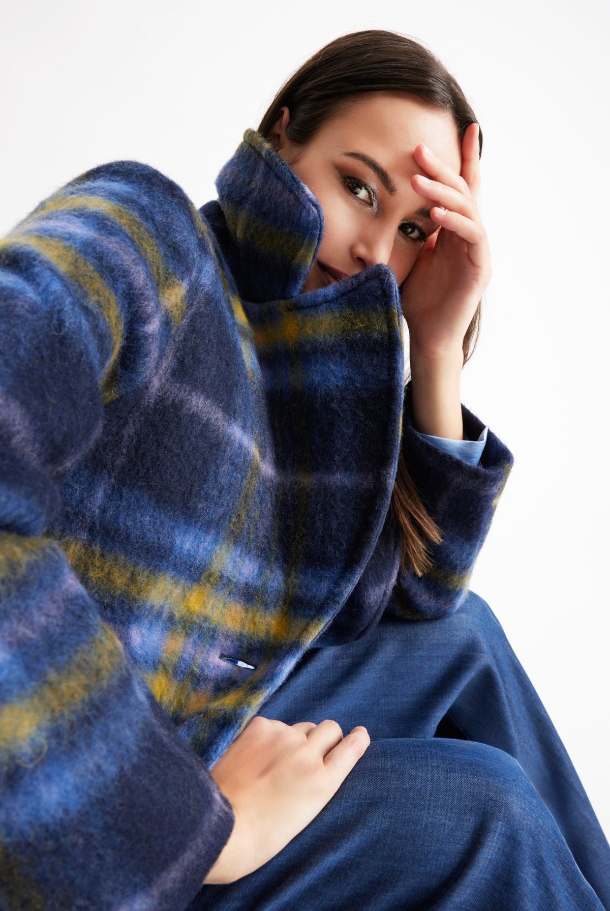 Gerader Mantel KARORA aus Schurwolle - FOX'S-Fashion