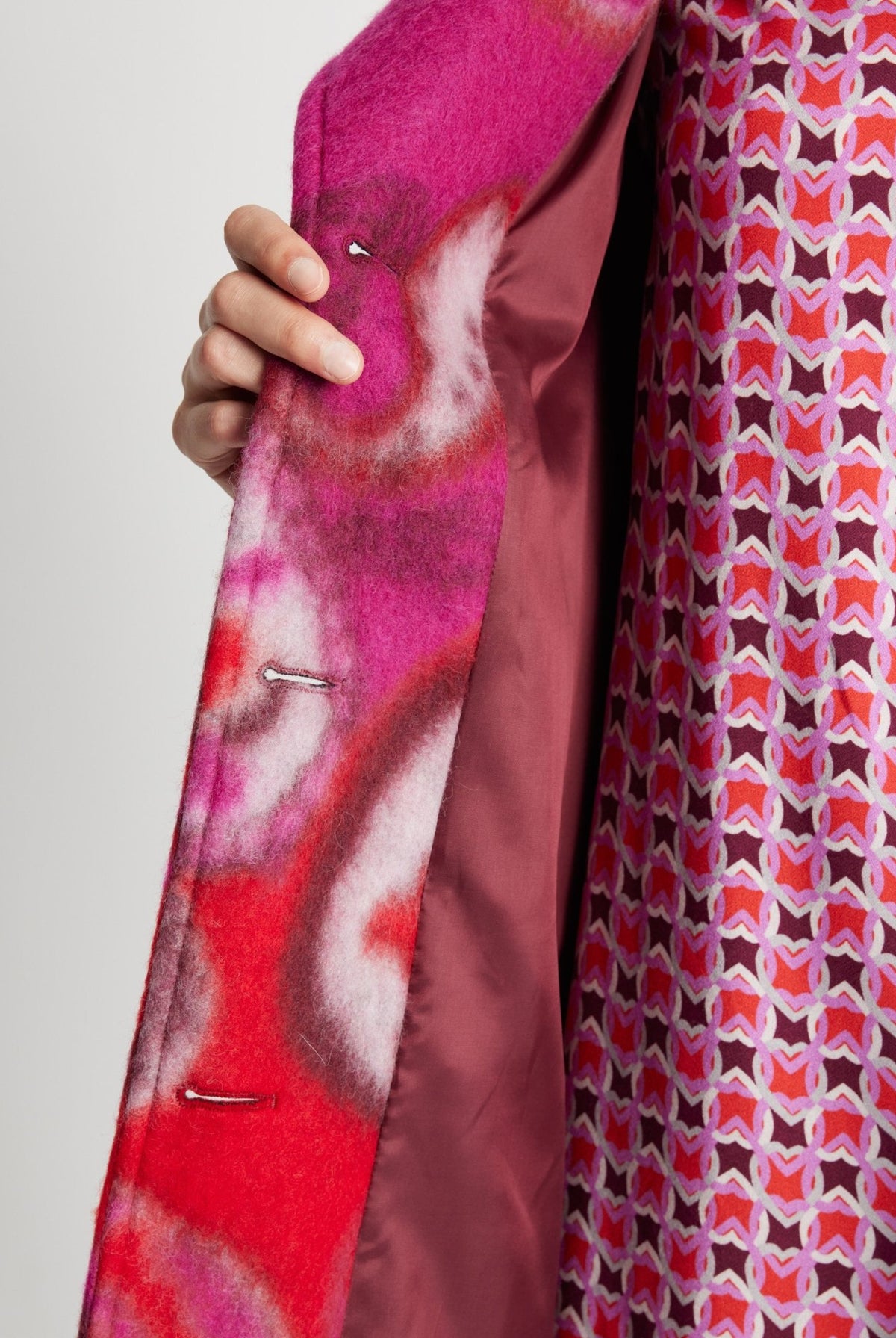 Gerader Mantel KUPURA aus Schurwolle - FOX'S-Fashion