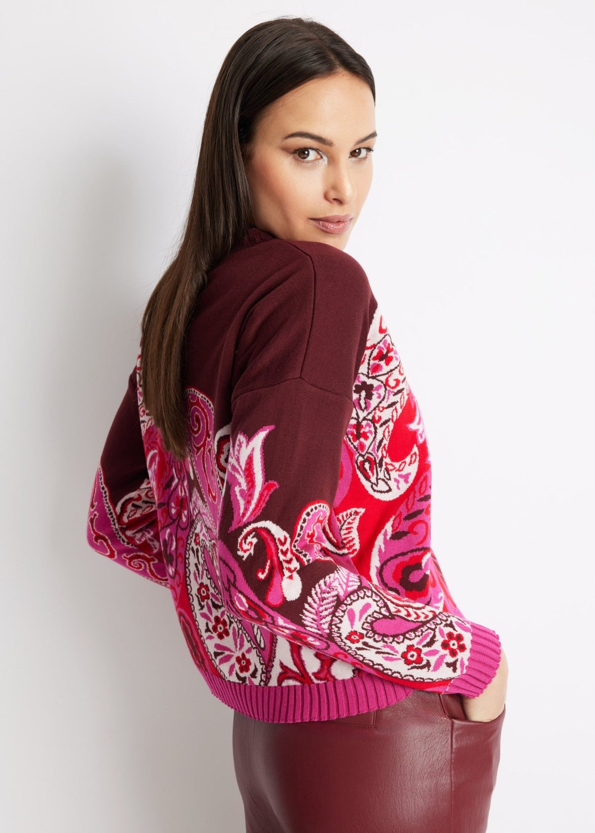 Gerader Strickpullover DARIBO aus Baumwoll-Mix - FOX'S-Fashion