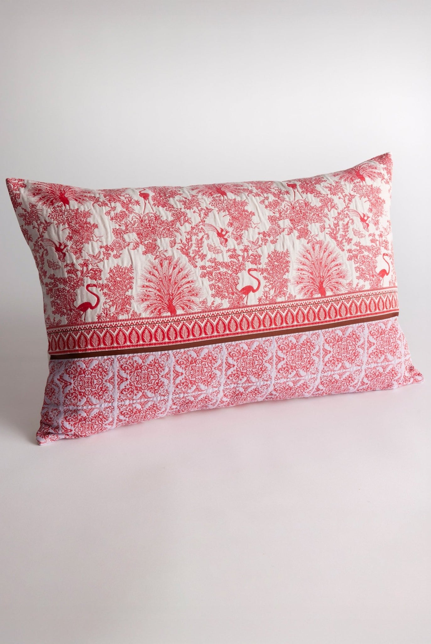 Gewebte Dekokissenhülle EVELIN in edlem Jacquard aus Baumwoll - Viskose - Mix - FOX'S - Fashion