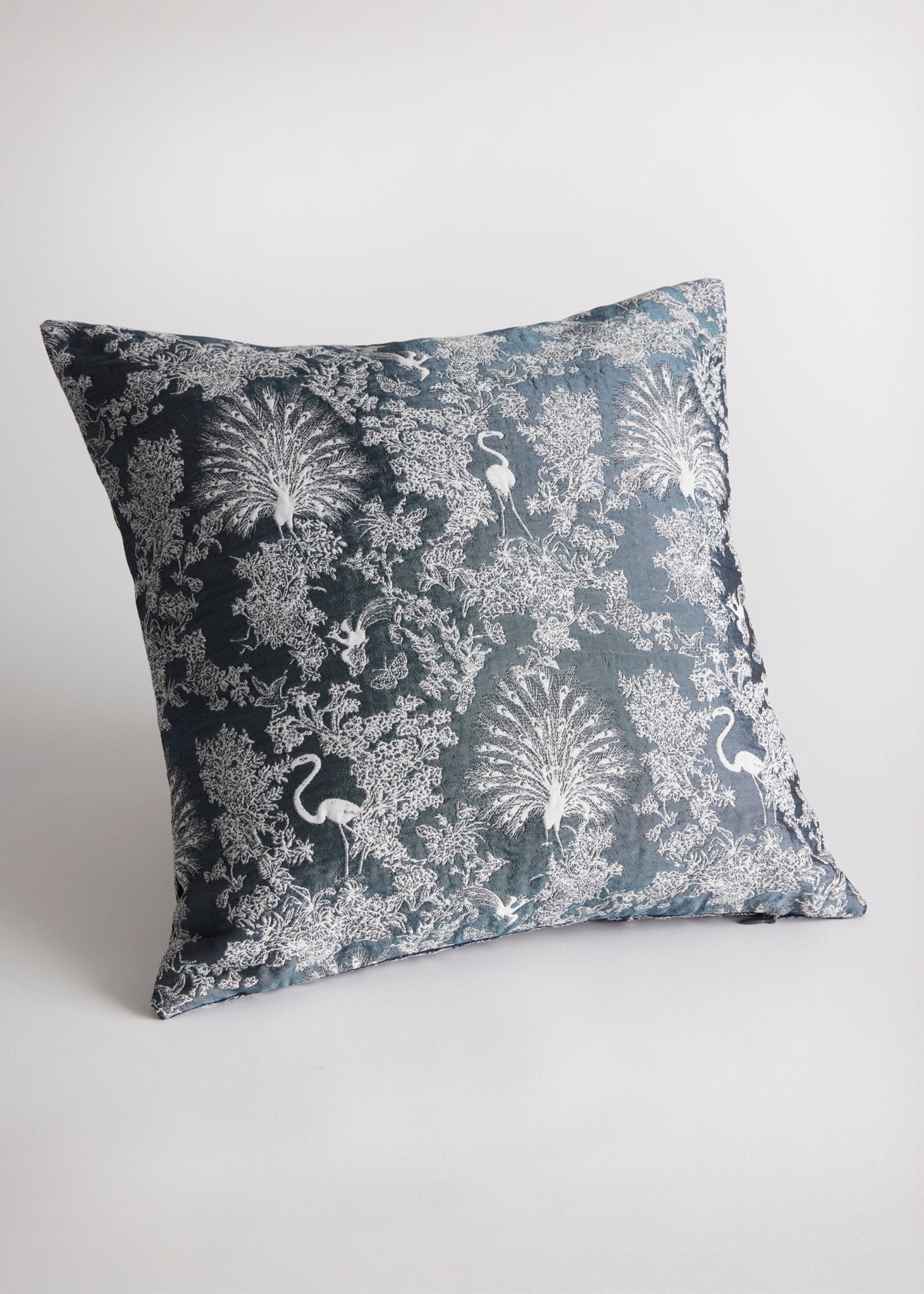 Gewebte Dekokissenhülle EVELIN in edlem Jacquard aus Baumwoll - Viskose - Mix - FOX'S - Fashion