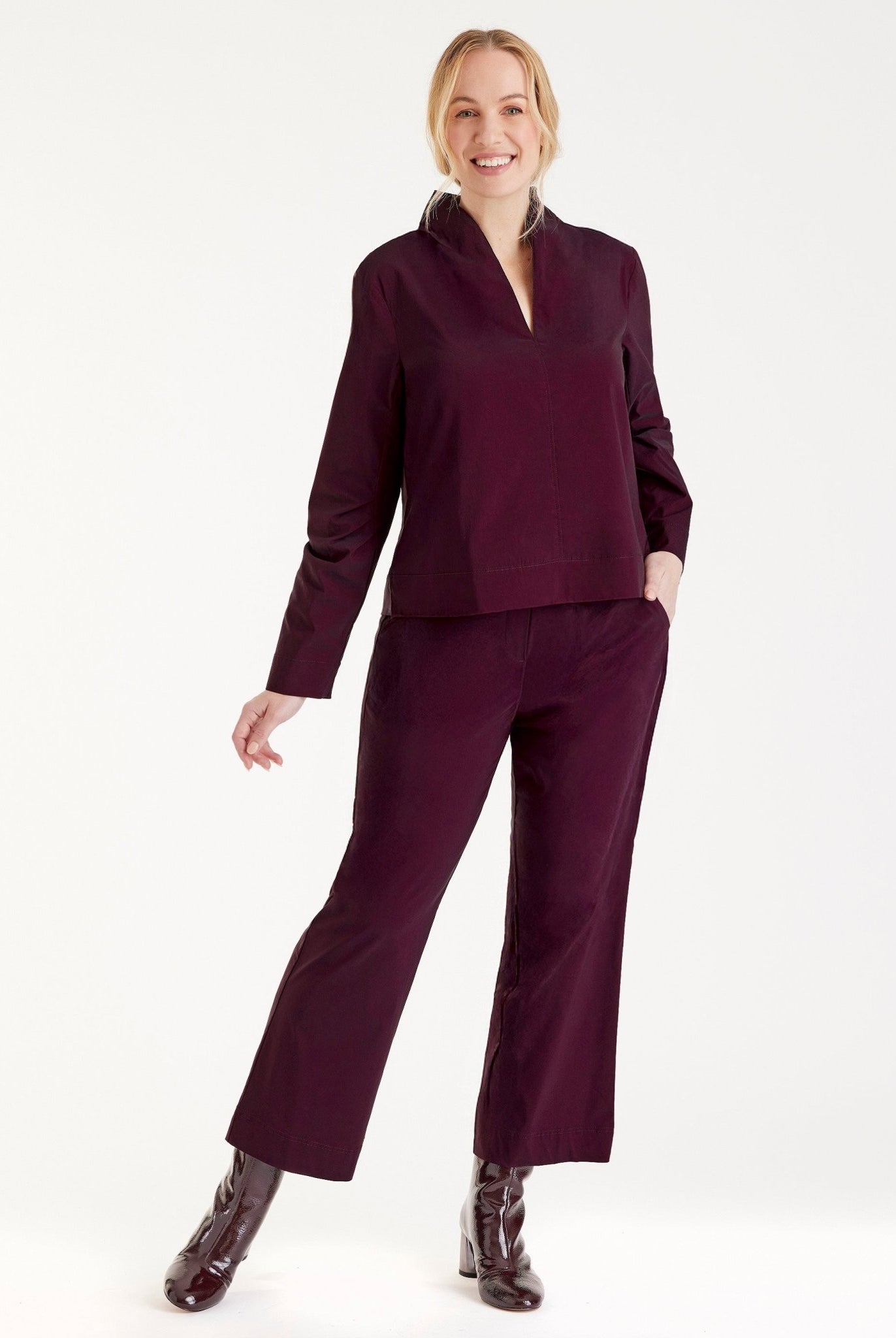 Hose JISTRA in 7/8 - Länge mit geradem Schnitt - FOX'S - Fashion