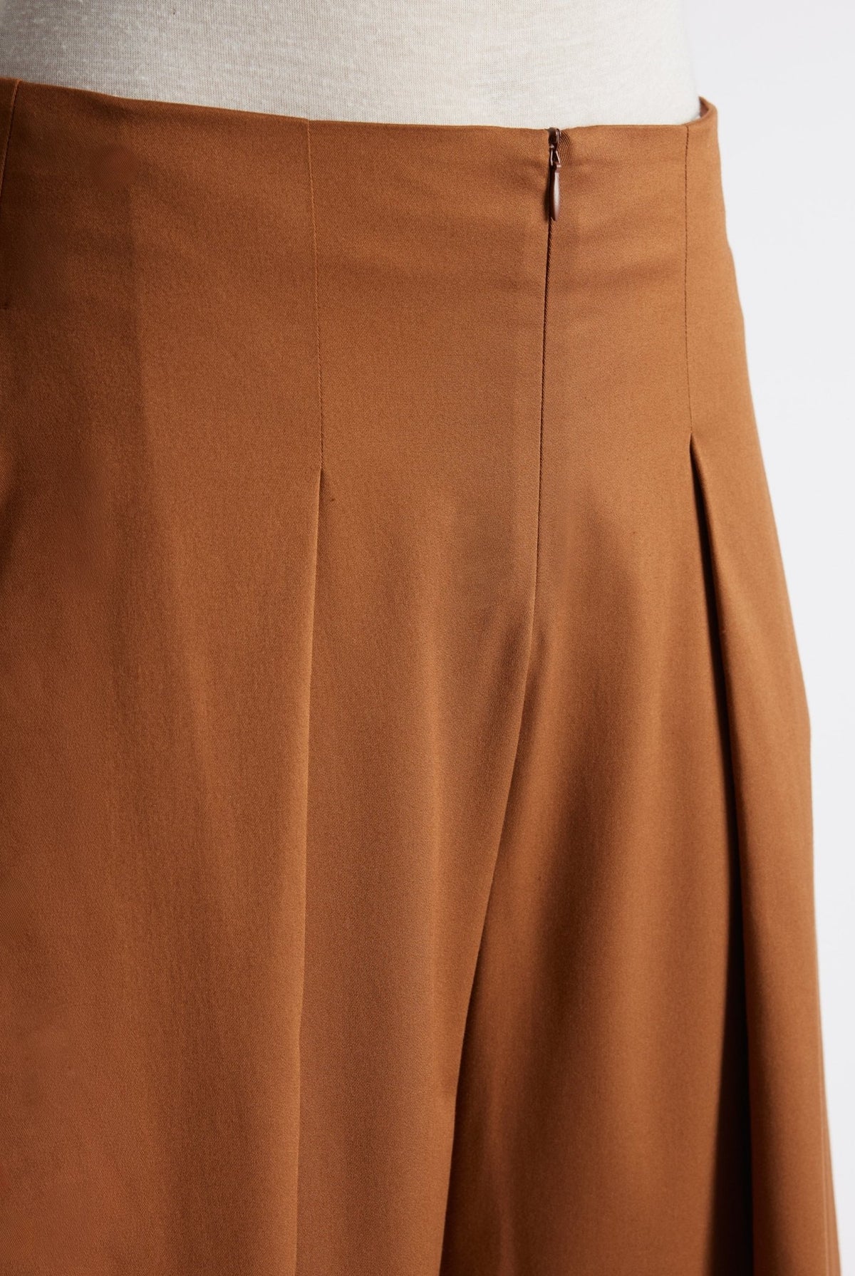 Hose QUKASEI aus glattem Viskosejersey mit weitem Bein - FOX'S-Fashion