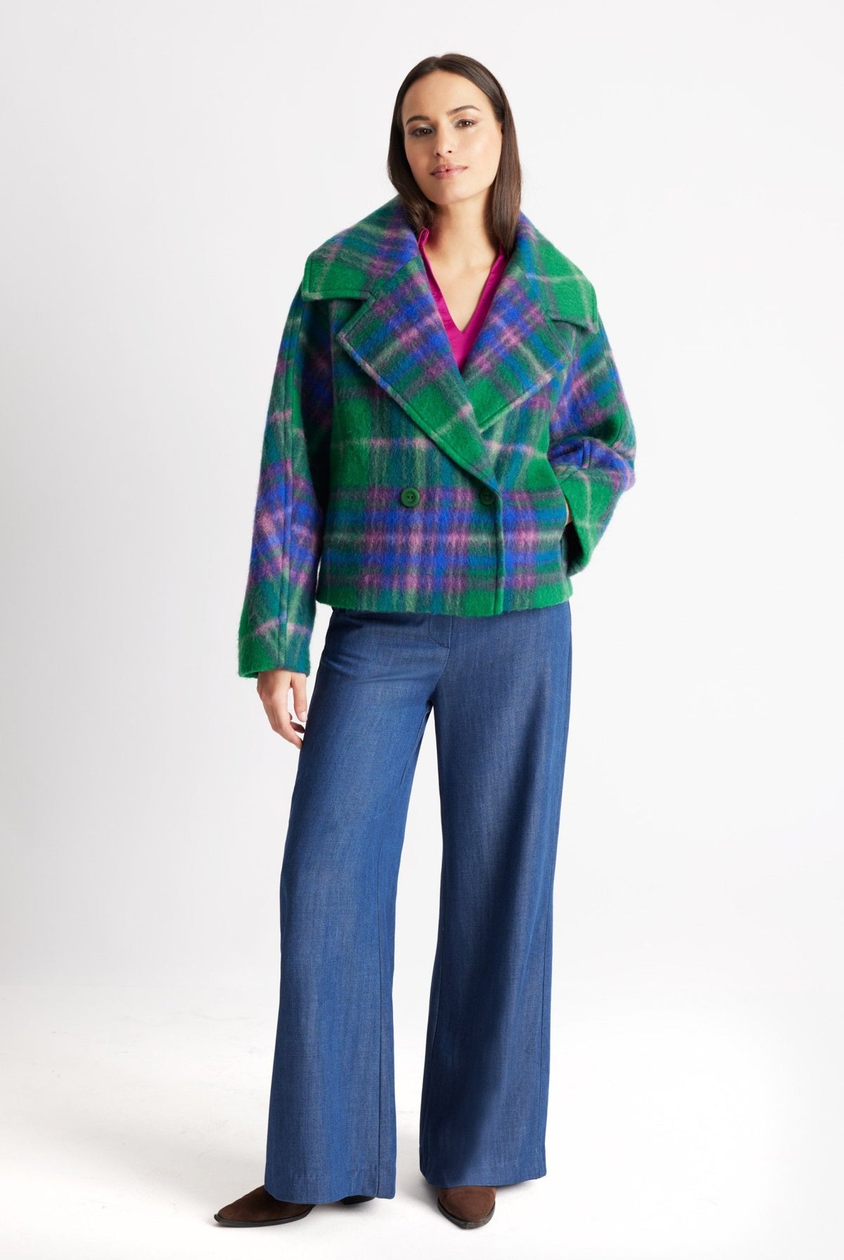 Kastige Jacke KARIDO aus Schurwolle - FOX'S-Fashion