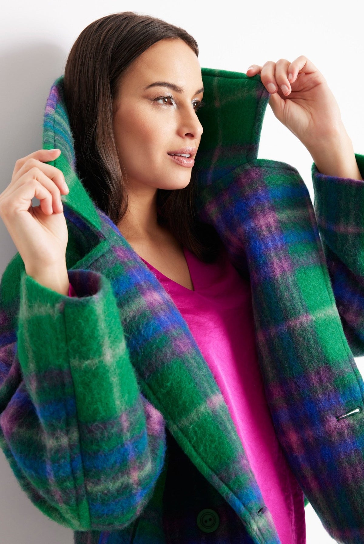 Kastige Jacke KARIDO aus Schurwolle - FOX'S-Fashion
