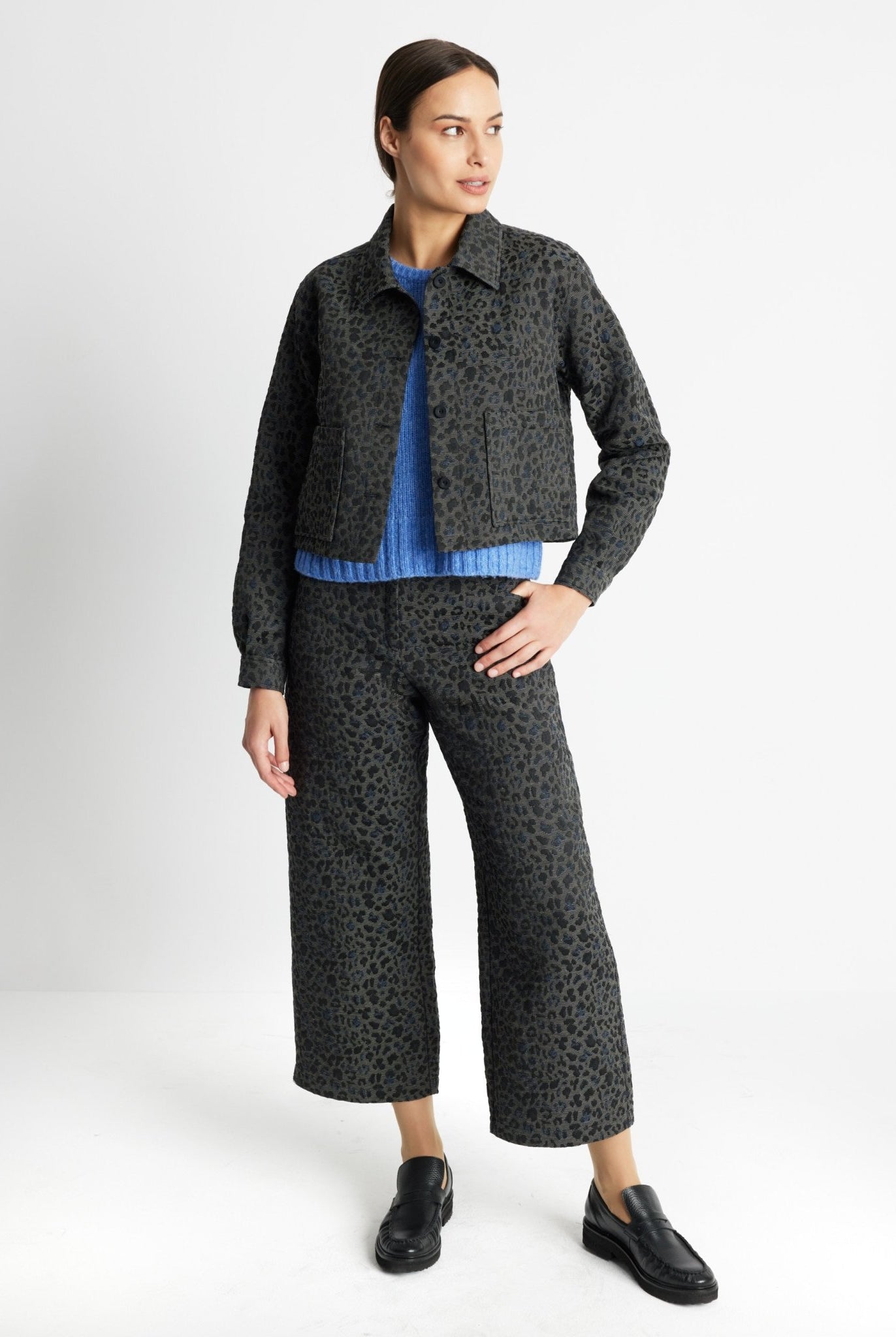 Kastige Jacke NIRATA aus Baumwoll-Mix - FOX'S-Fashion