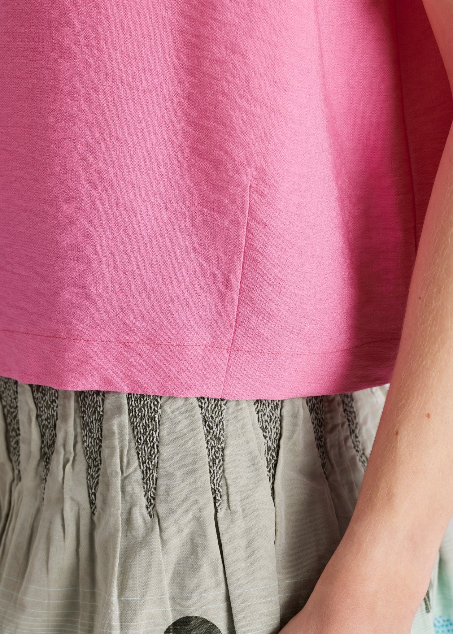 Kastiges Shirt NUTOPI aus Rayon mit Abnähern - FOX'S - Fashion