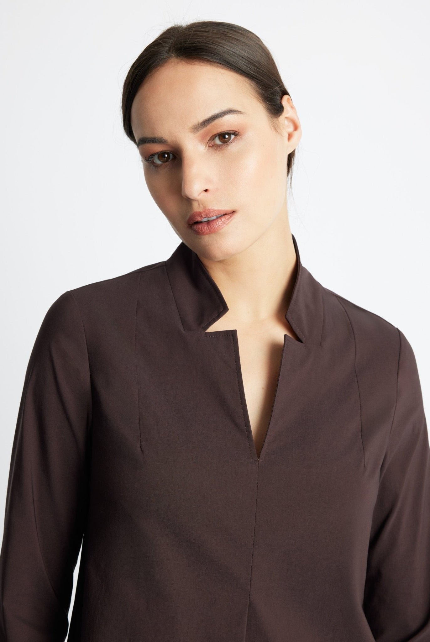 Knielange Tunika JAIZA aus Viskose-Mix mit Stretch - FOX'S-Fashion