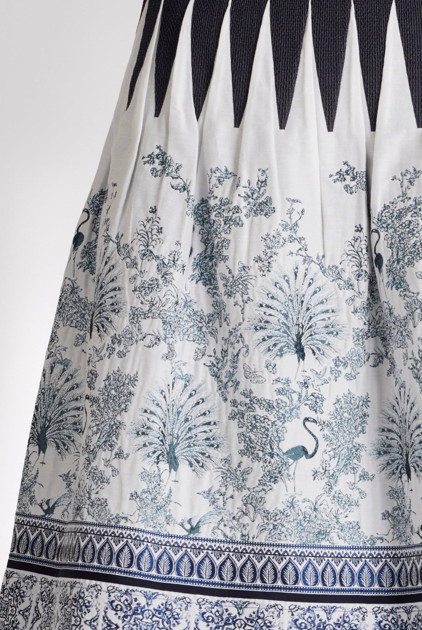 Kurzer One Size Rock LACROSA-S mit Gummiband und Vogelmuster in Blau