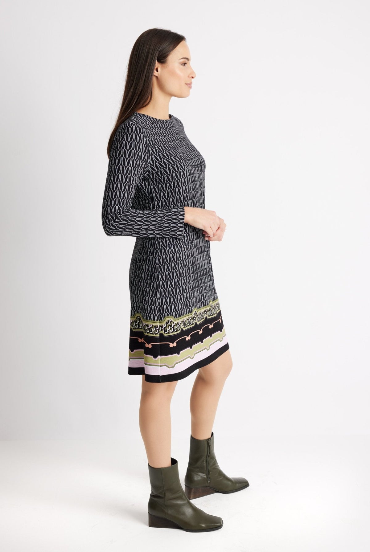 Kurzes Kleid REBICA aus Viskose-Mix in A-Linie - FOX'S-Fashion