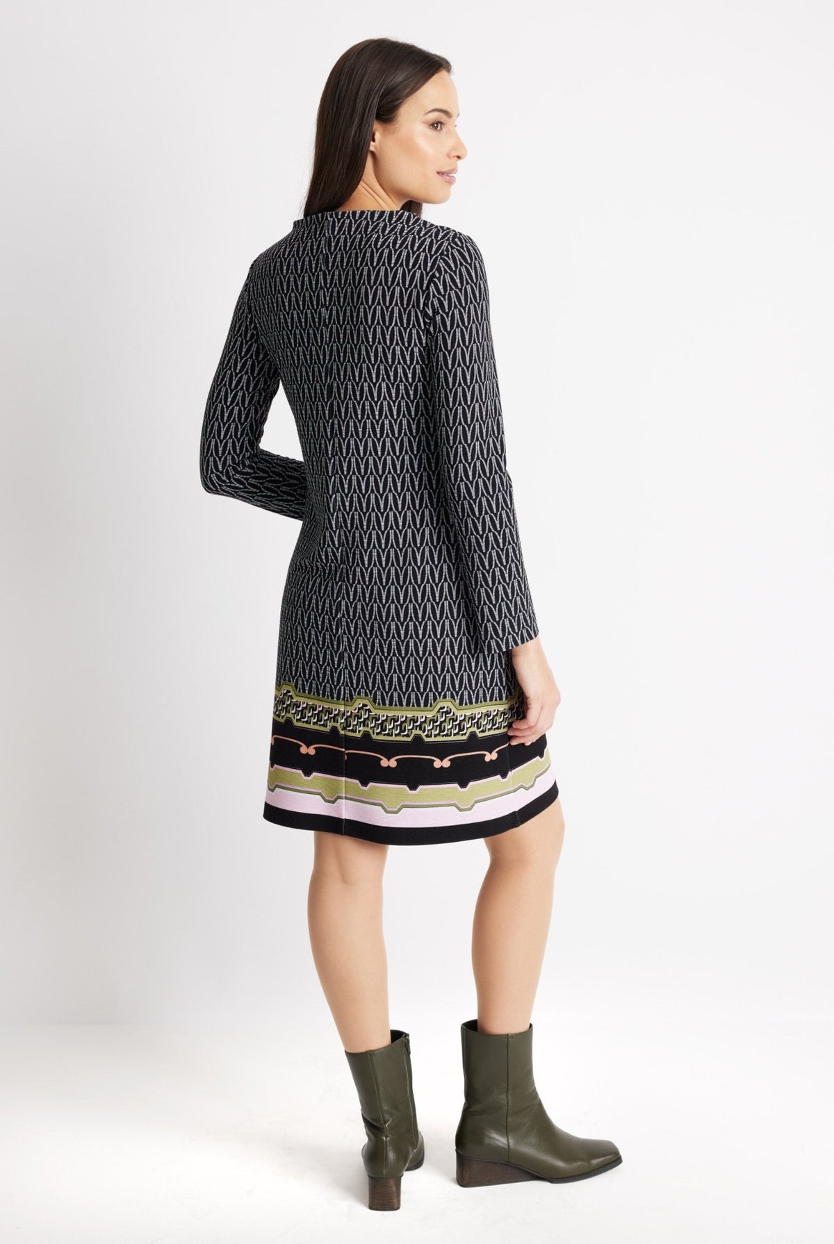 Kurzes Kleid REBICA aus Viskose-Mix in A-Linie - FOX'S-Fashion