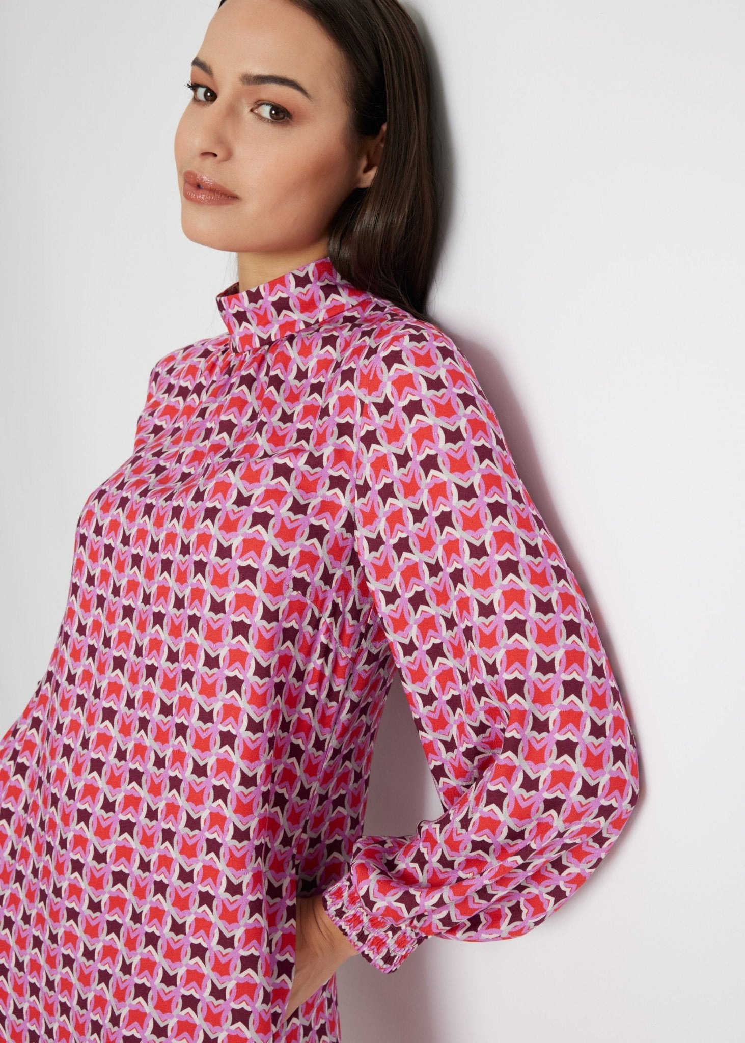 Kurzes Kleid VYBYLIA aus 100 % Viskose in A-Linie - FOX'S-Fashion