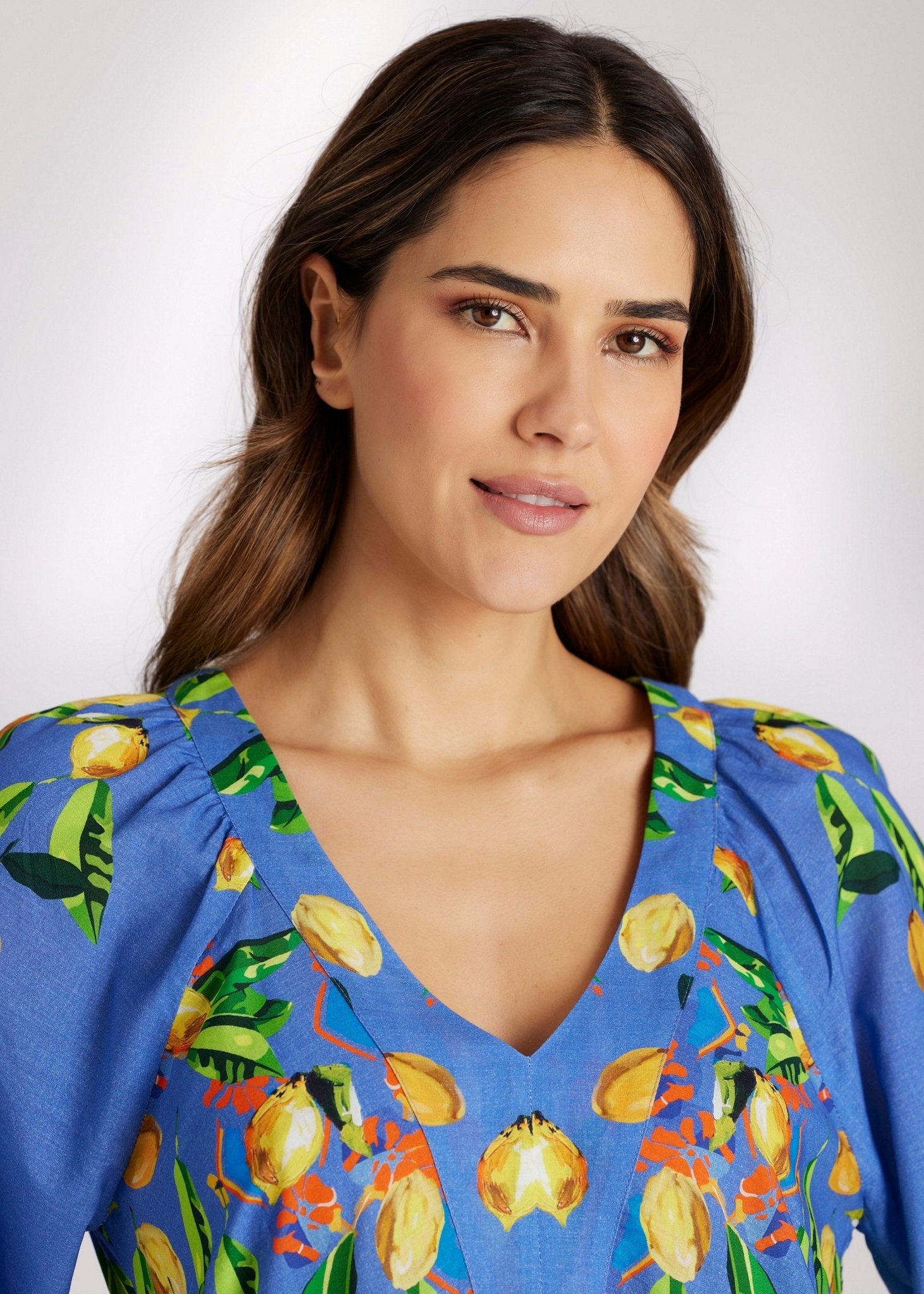 Kurzes Kleid YIJANA aus 100 % Baumwolle in A - Linie - FOX'S - Fashion