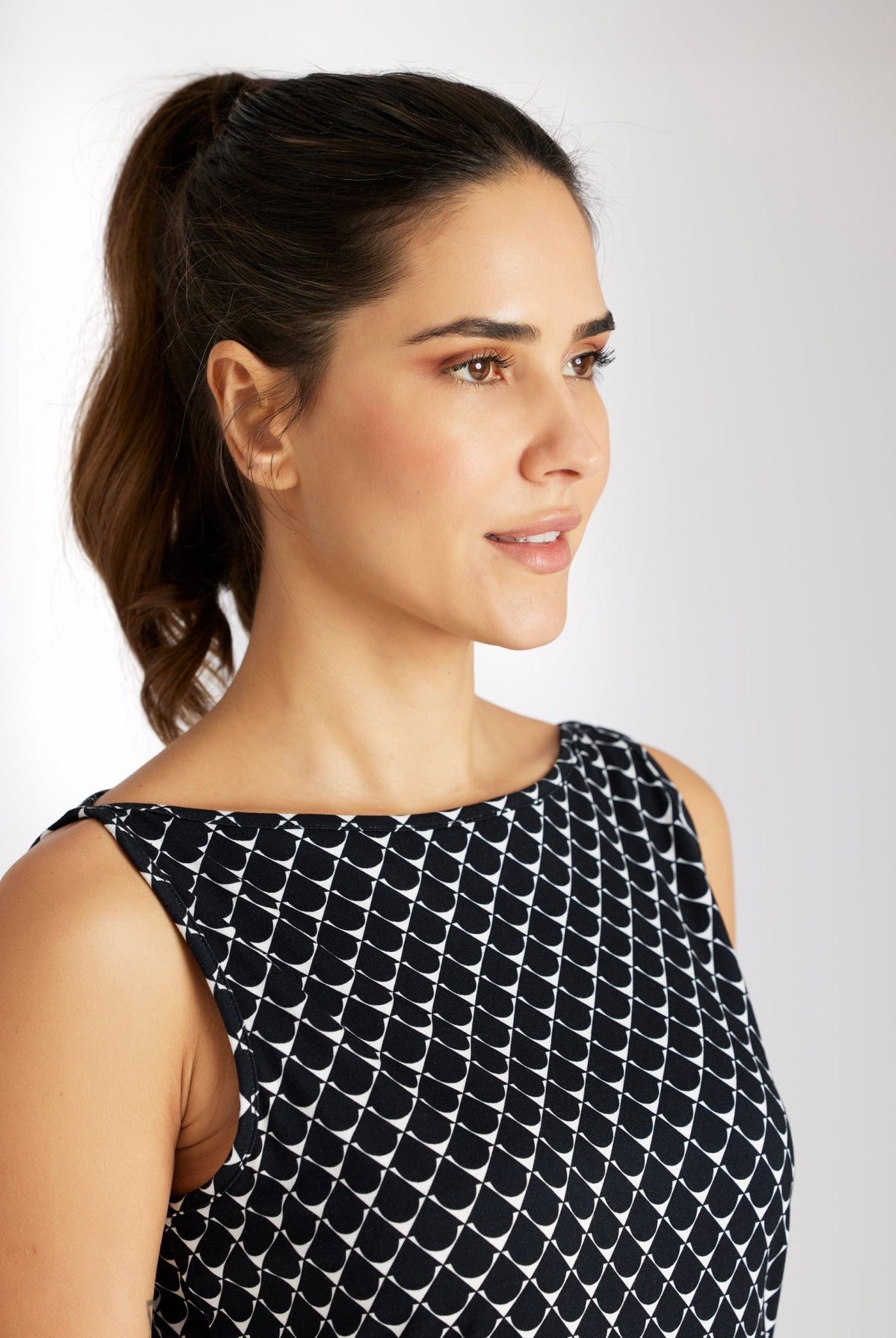 Kurzes, schmales Kleid JUPI aus Viskosejersey mit Stretch - FOX'S - Fashion