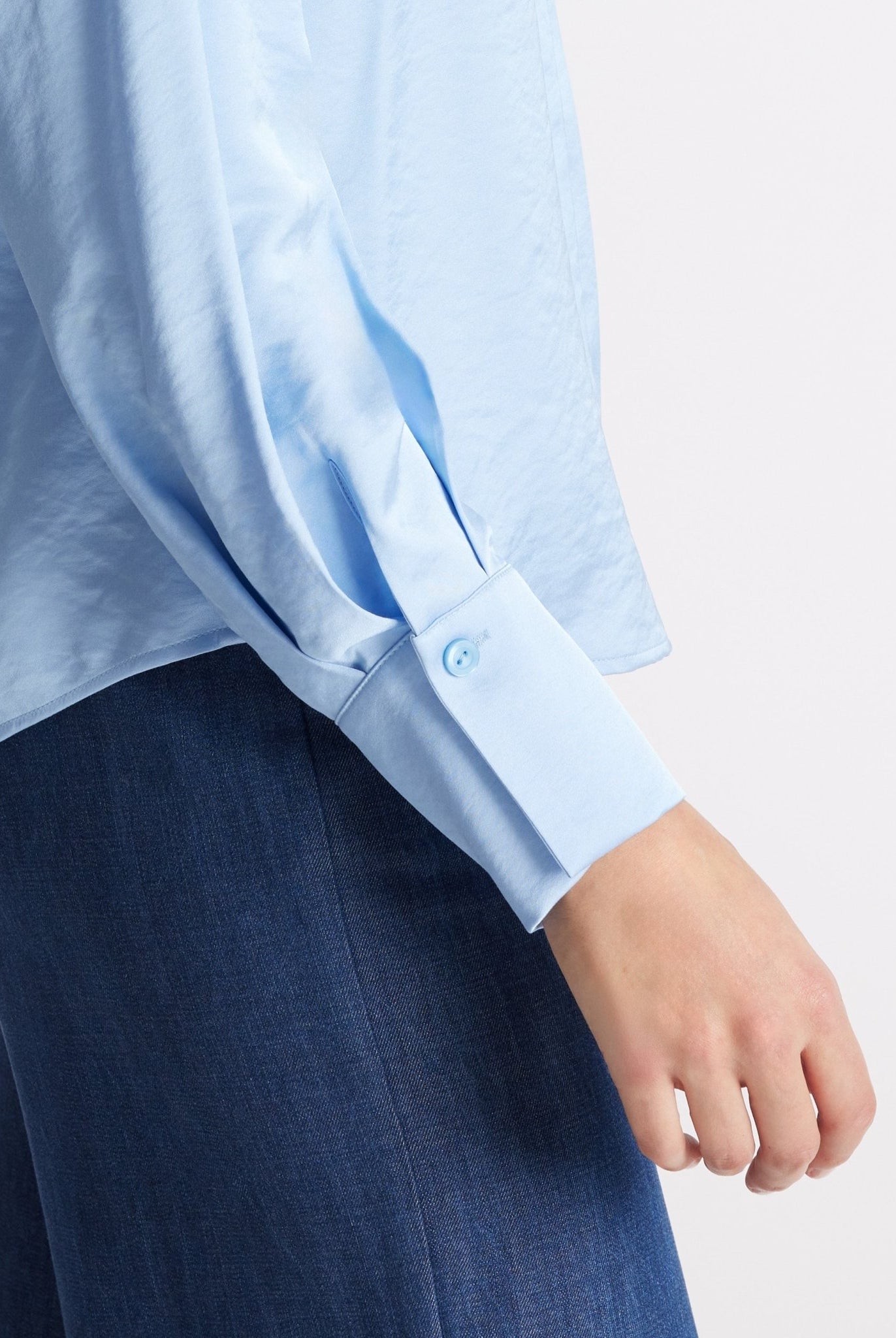 Legere Bluse GLUSIA aus Viskose-Mix mit Knopfleiste - FOX'S-Fashion