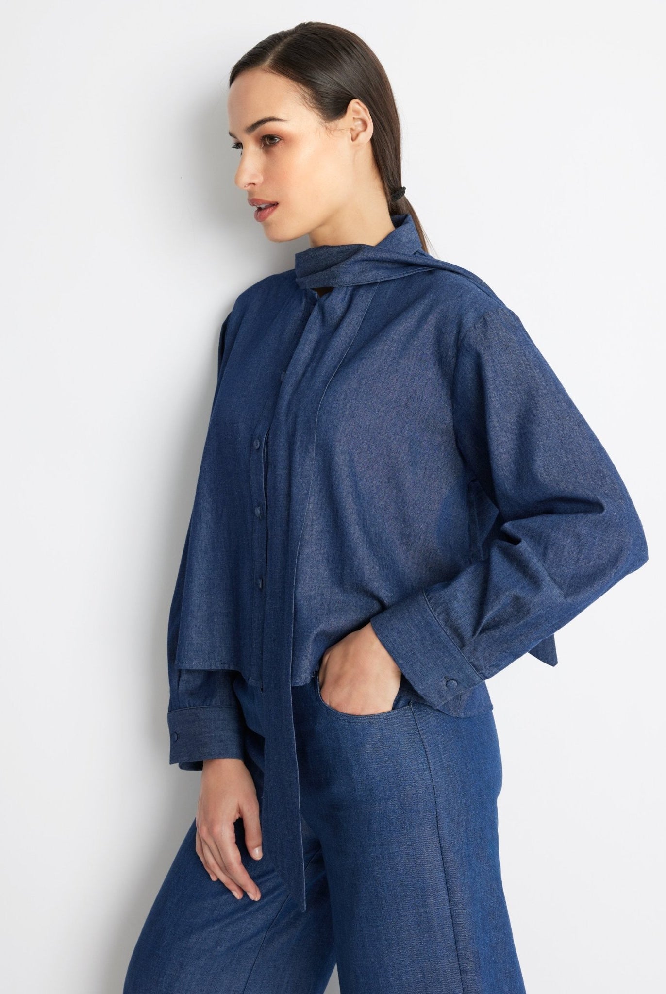 Legere Bluse NABLUES aus 100 % Baumwolle - FOX'S-Fashion