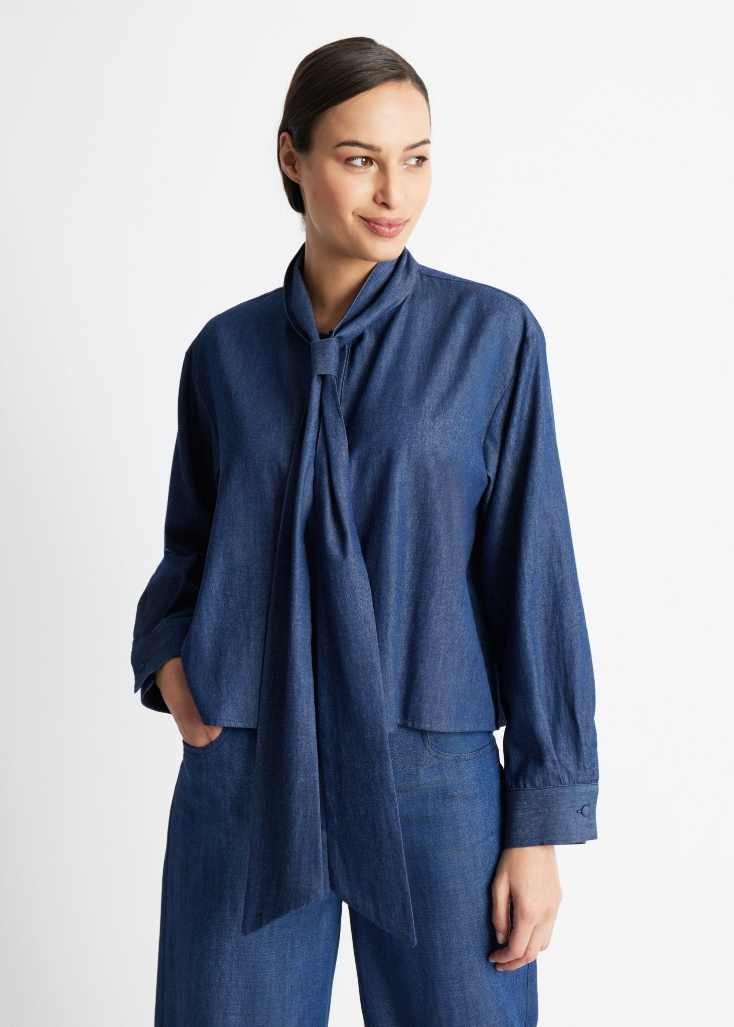 Legere Bluse NABLUES aus 100 % Baumwolle - FOX'S-Fashion
