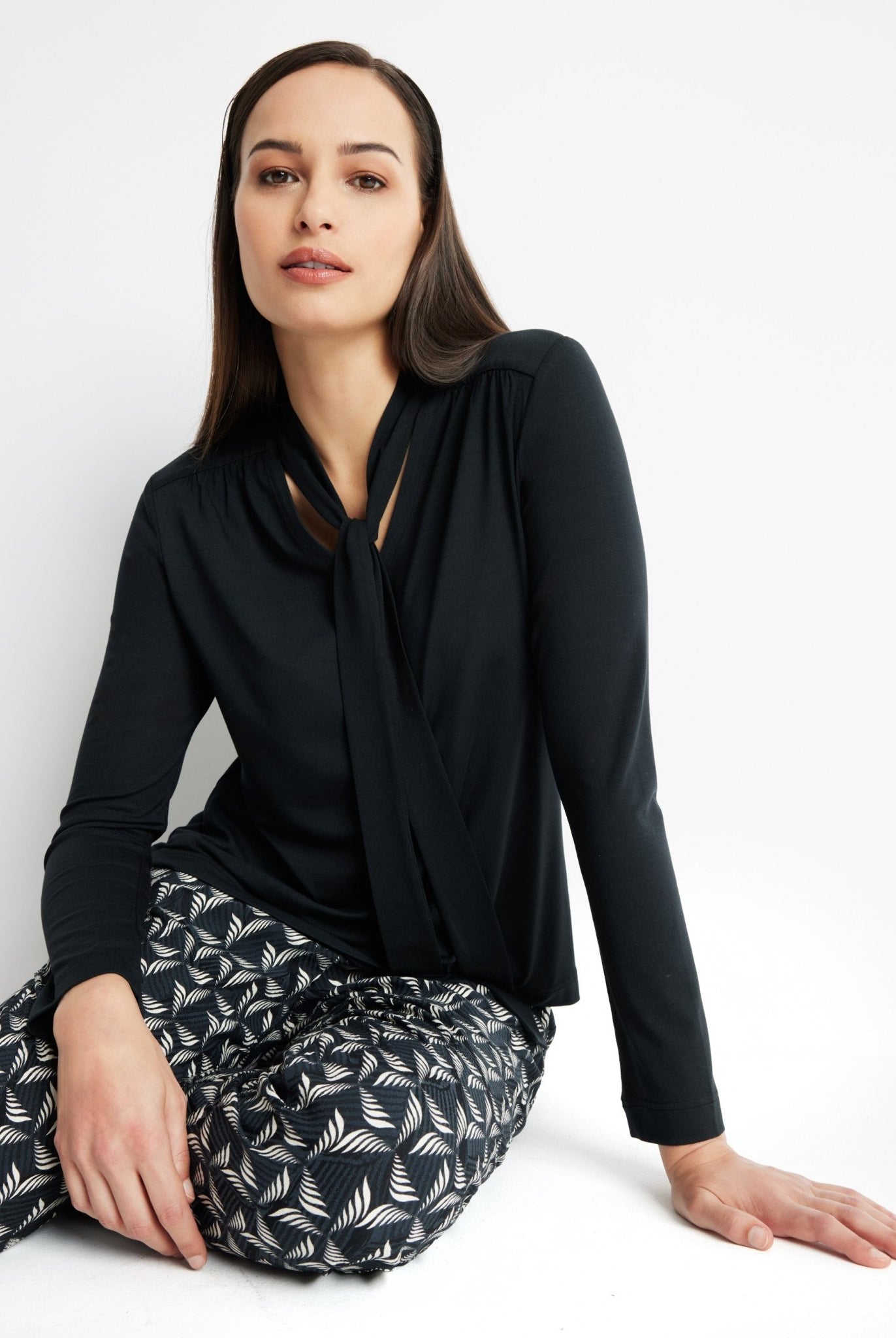 Legeres Shirt CELYNA aus softem Viskosejersey - FOX'S-Fashion