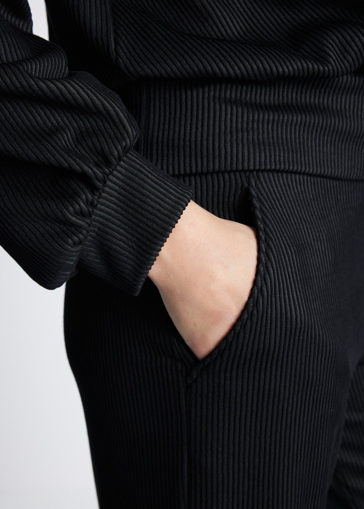 Legeres Shirt PYGMA aus fein geripptem Viskose-Mix - FOX'S-Fashion