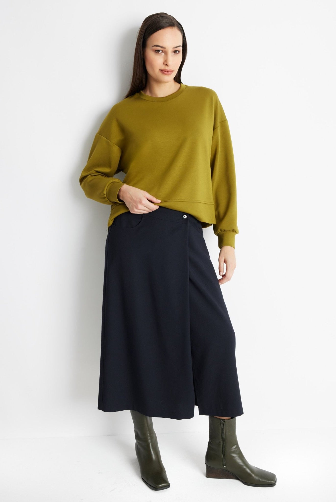 Legeres Sweatshirt NUPULI aus Viskose-Mix - FOX'S-Fashion