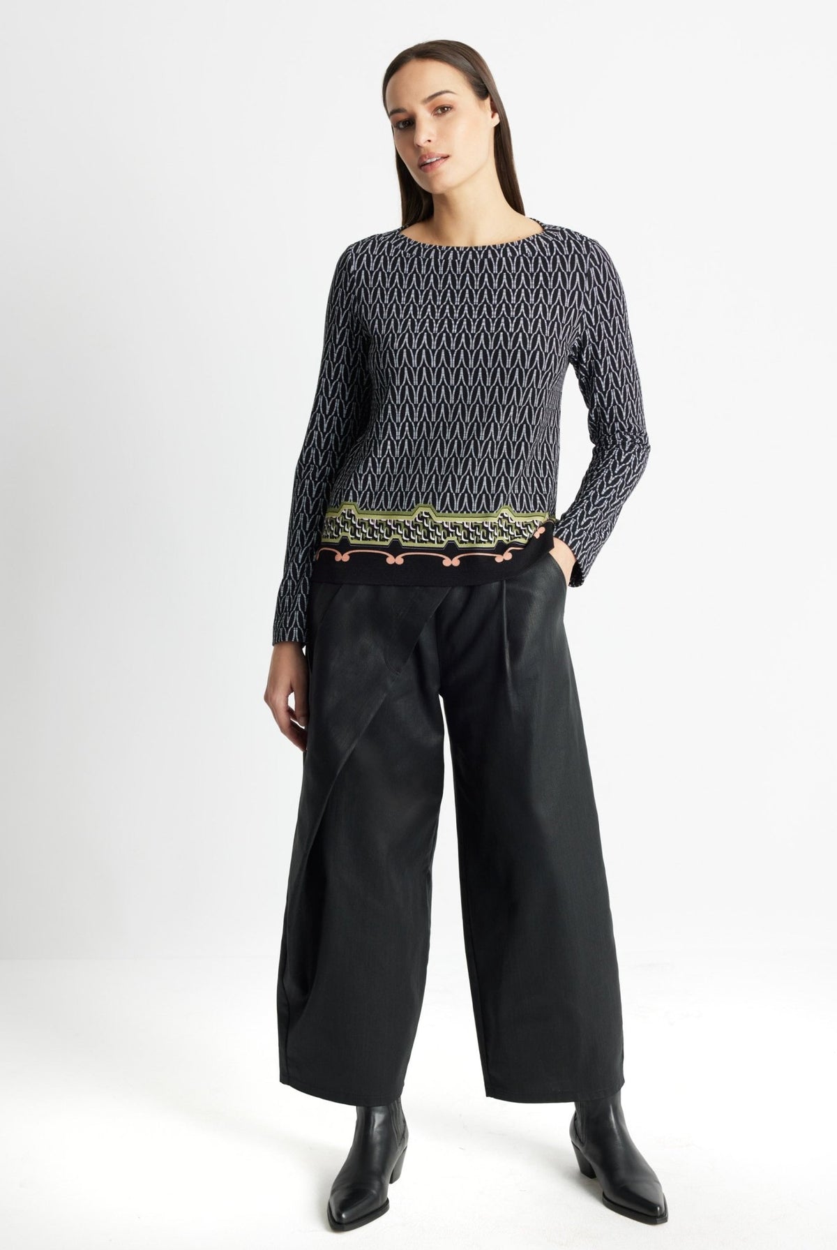 Leicht taillierter Pullover RAPULO aus Viskose-Mix - FOX'S-Fashion