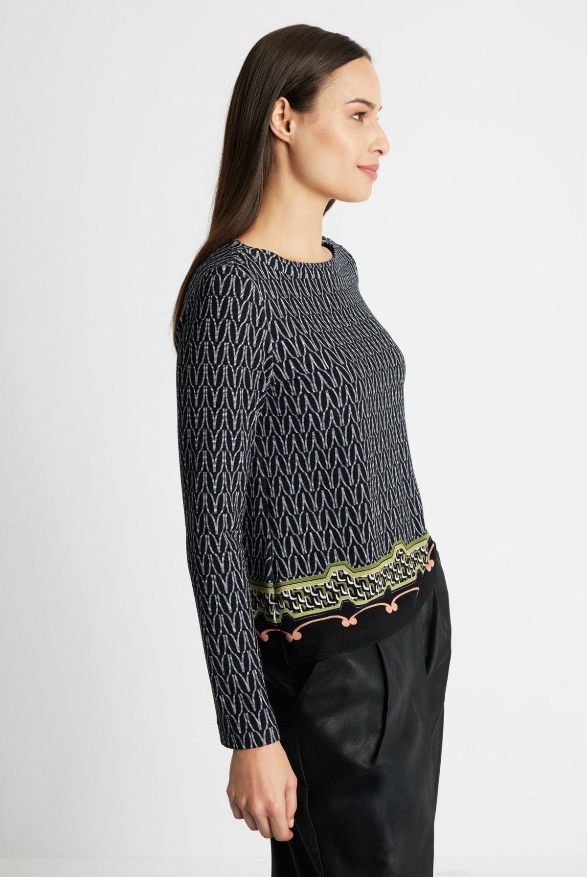 Leicht taillierter Pullover RAPULO aus Viskose-Mix - FOX'S-Fashion