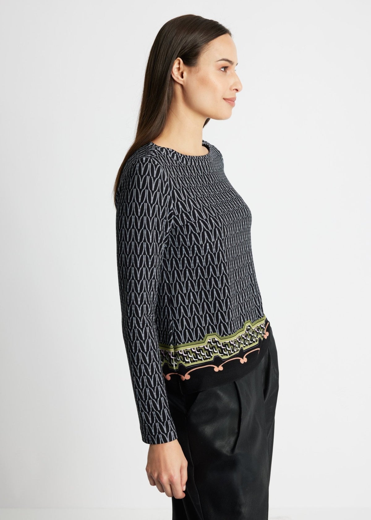 Leicht taillierter Pullover RAPULO aus Viskose-Mix - FOX'S-Fashion