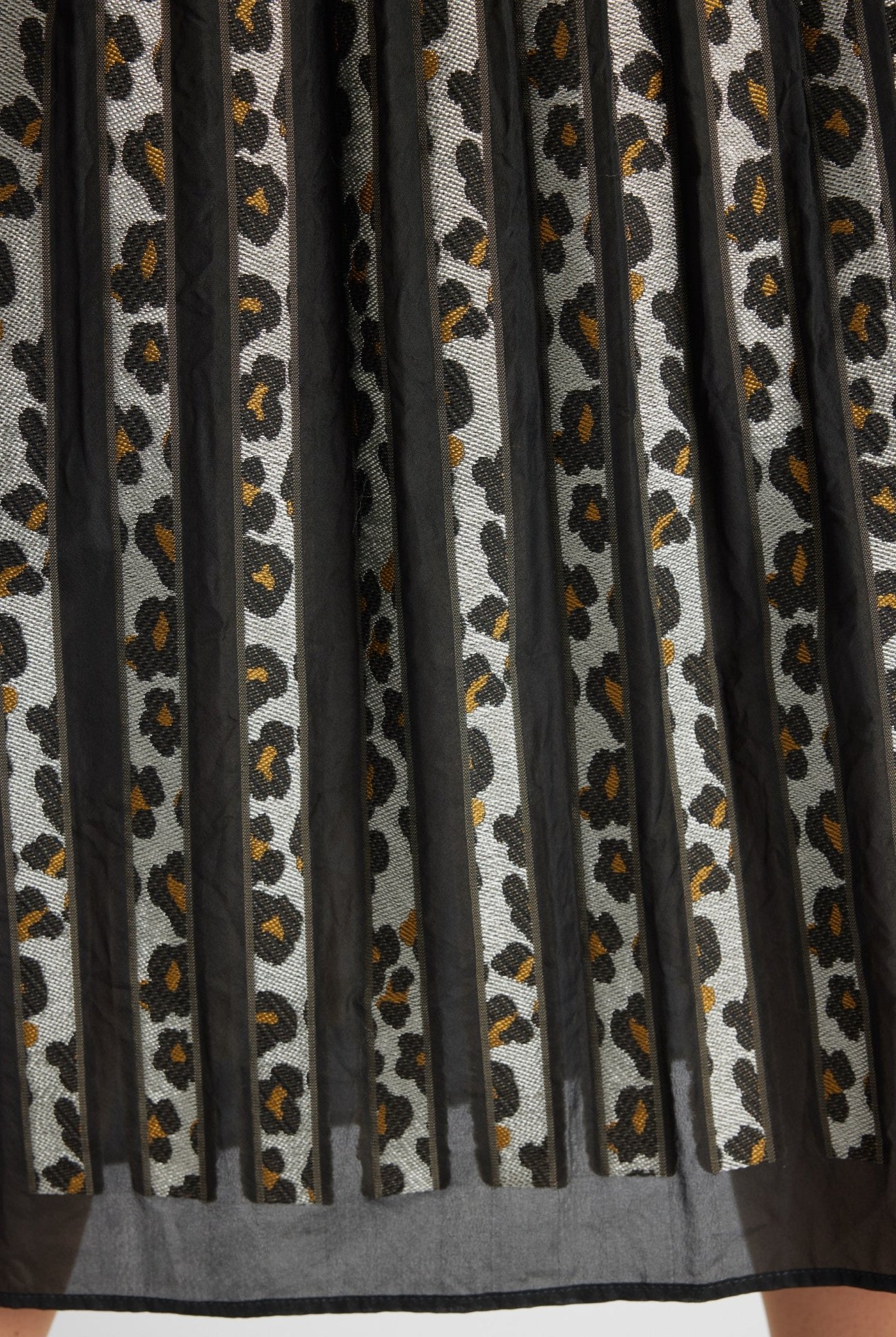 One Size Rock LEOPARO-W aus Viskose-Mix in Midi-Länge - FOX'S-Fashion