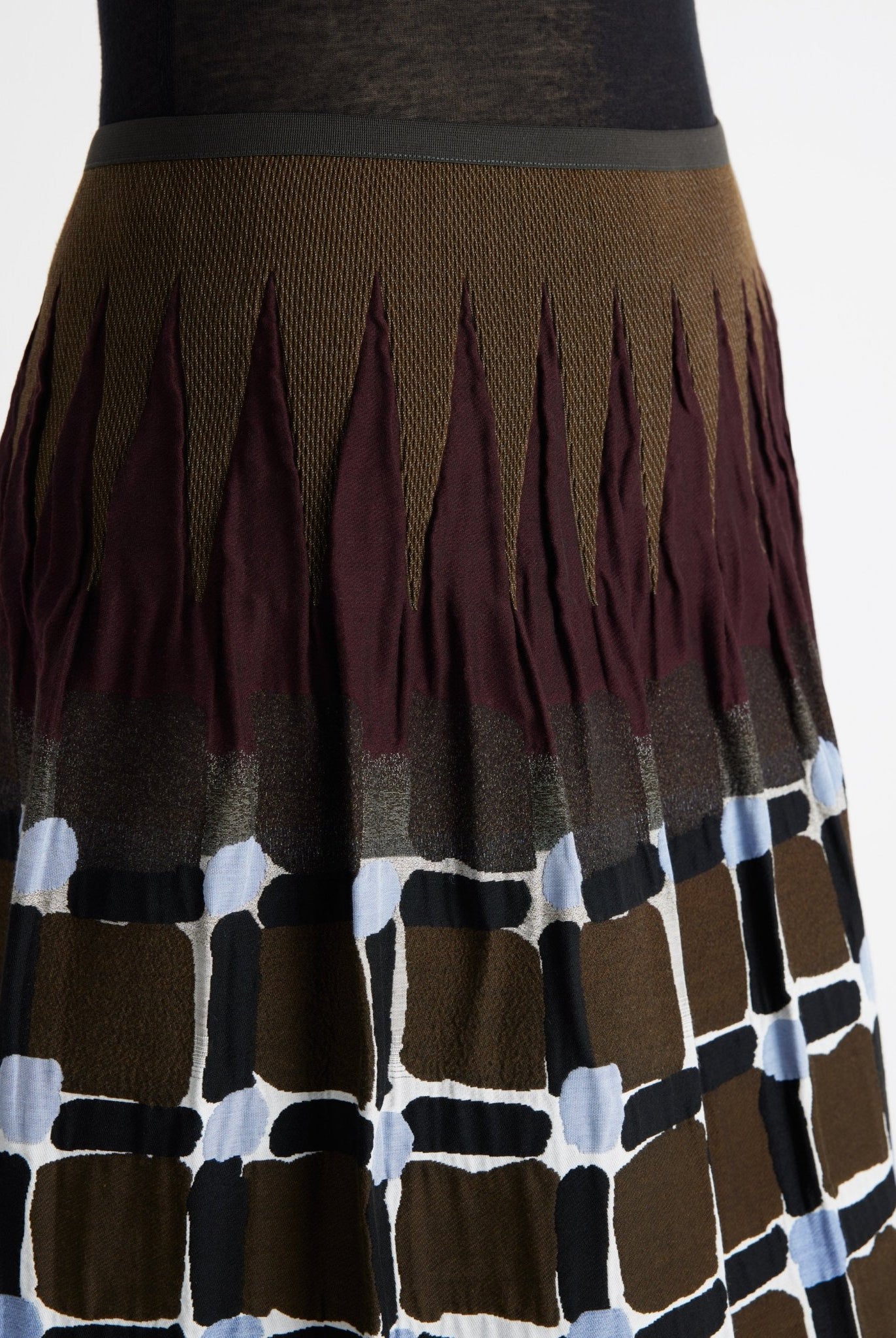 One Size Rock LONGERO-W aus Baumwoll-Mix in Midi-Länge mit Gummibund - FOX'S-Fashion