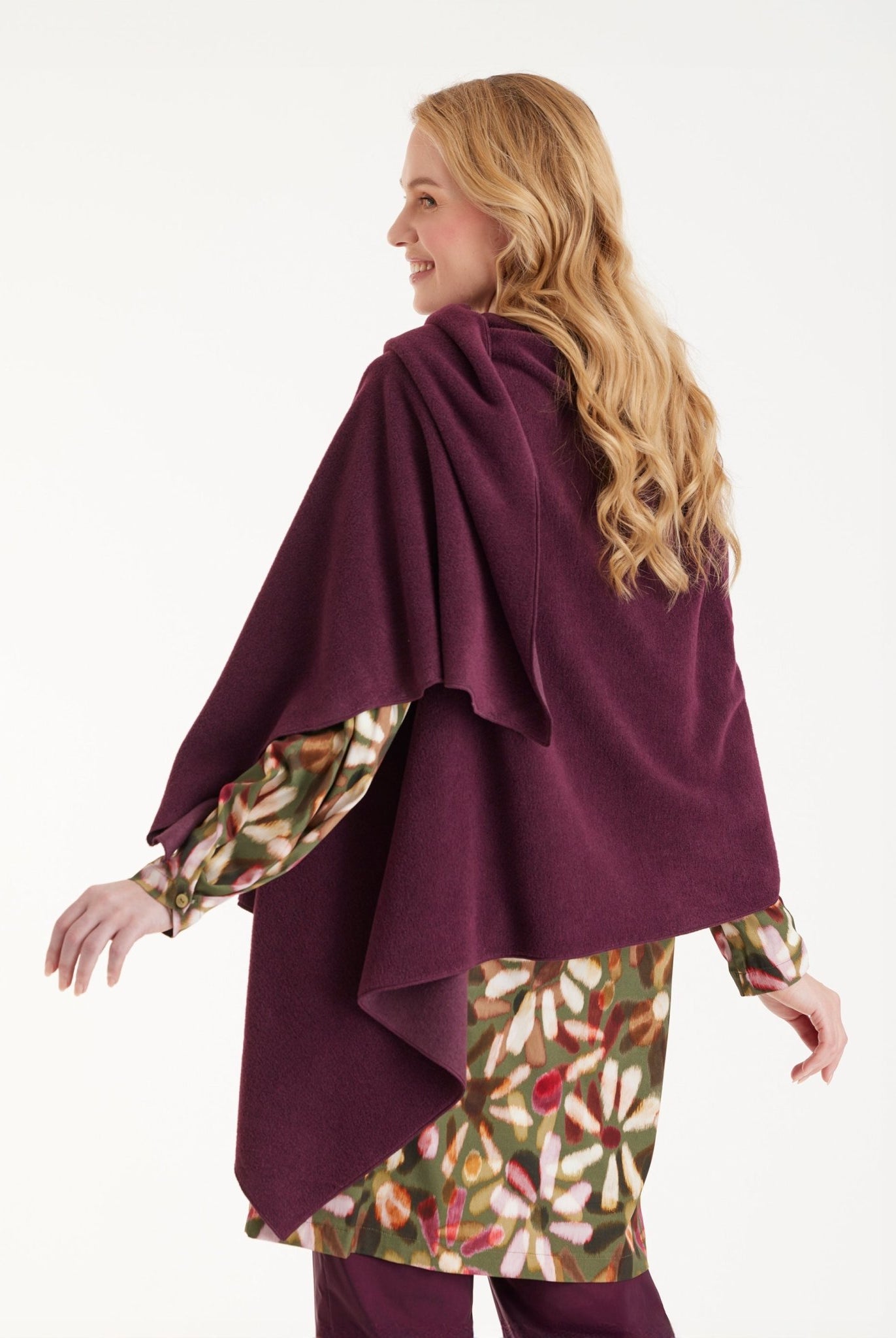 Stola SUSTOLA in Dunkelrot