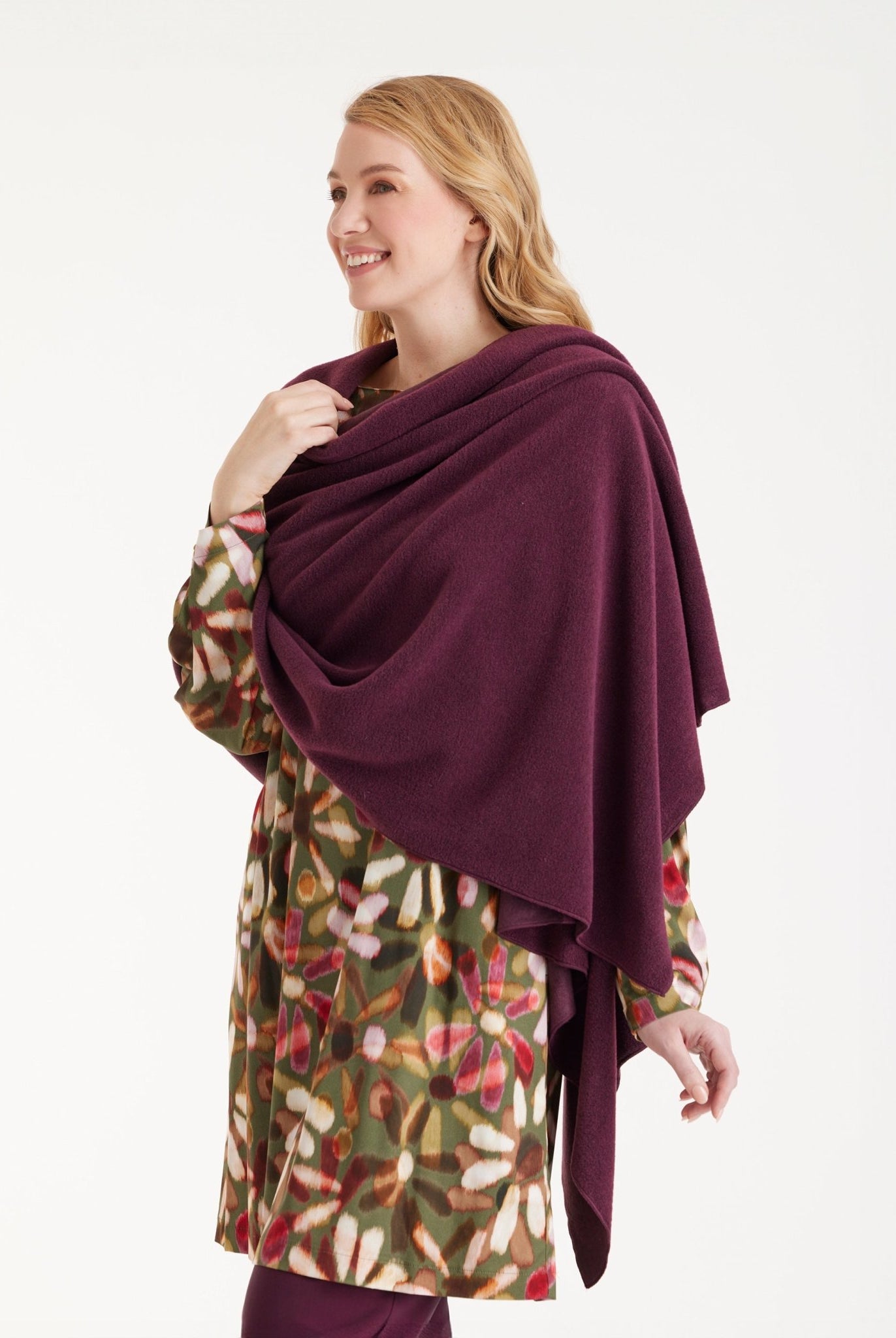 Stola SUSTOLA in Dunkelrot