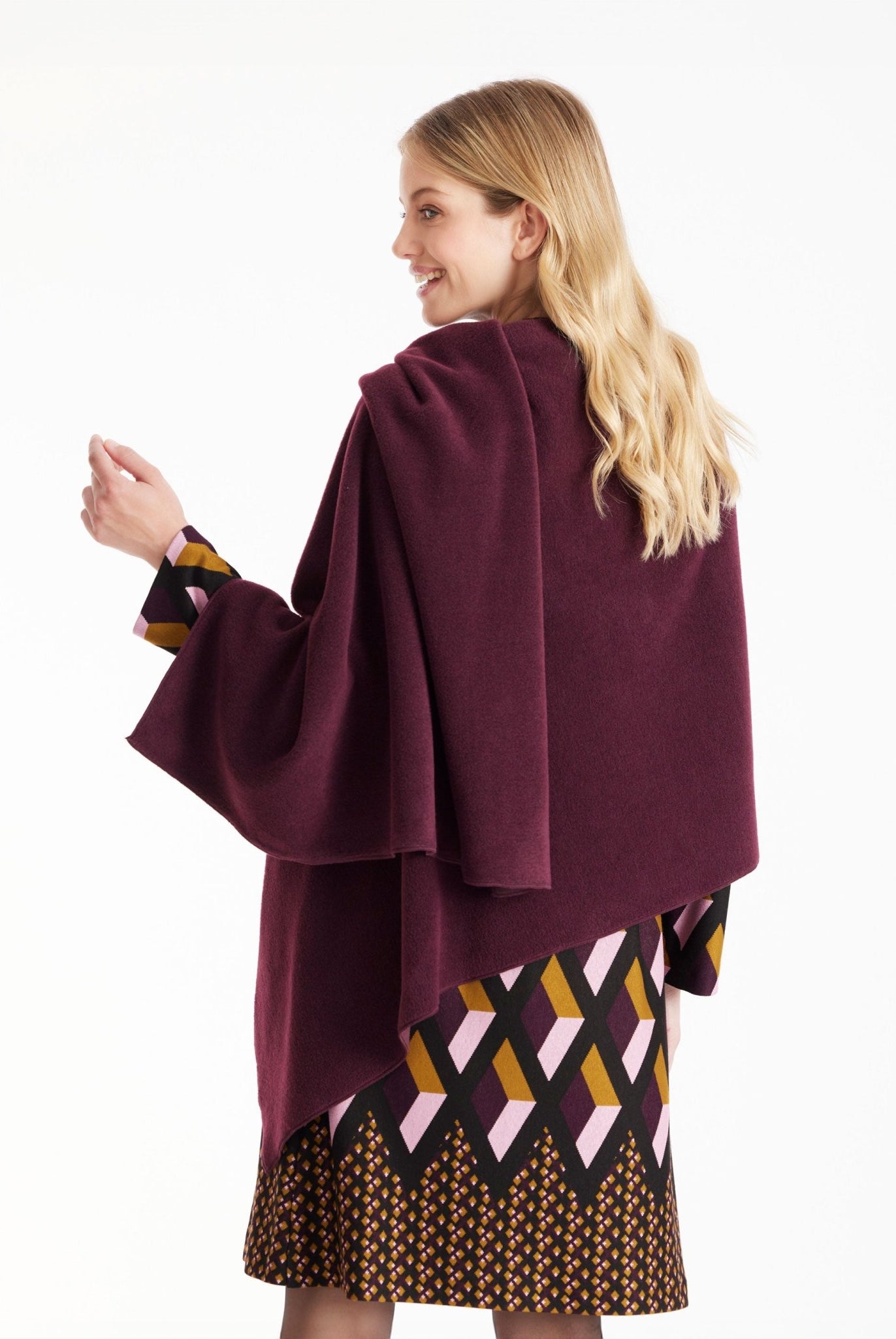 Stola SUSTOLA in Dunkelrot