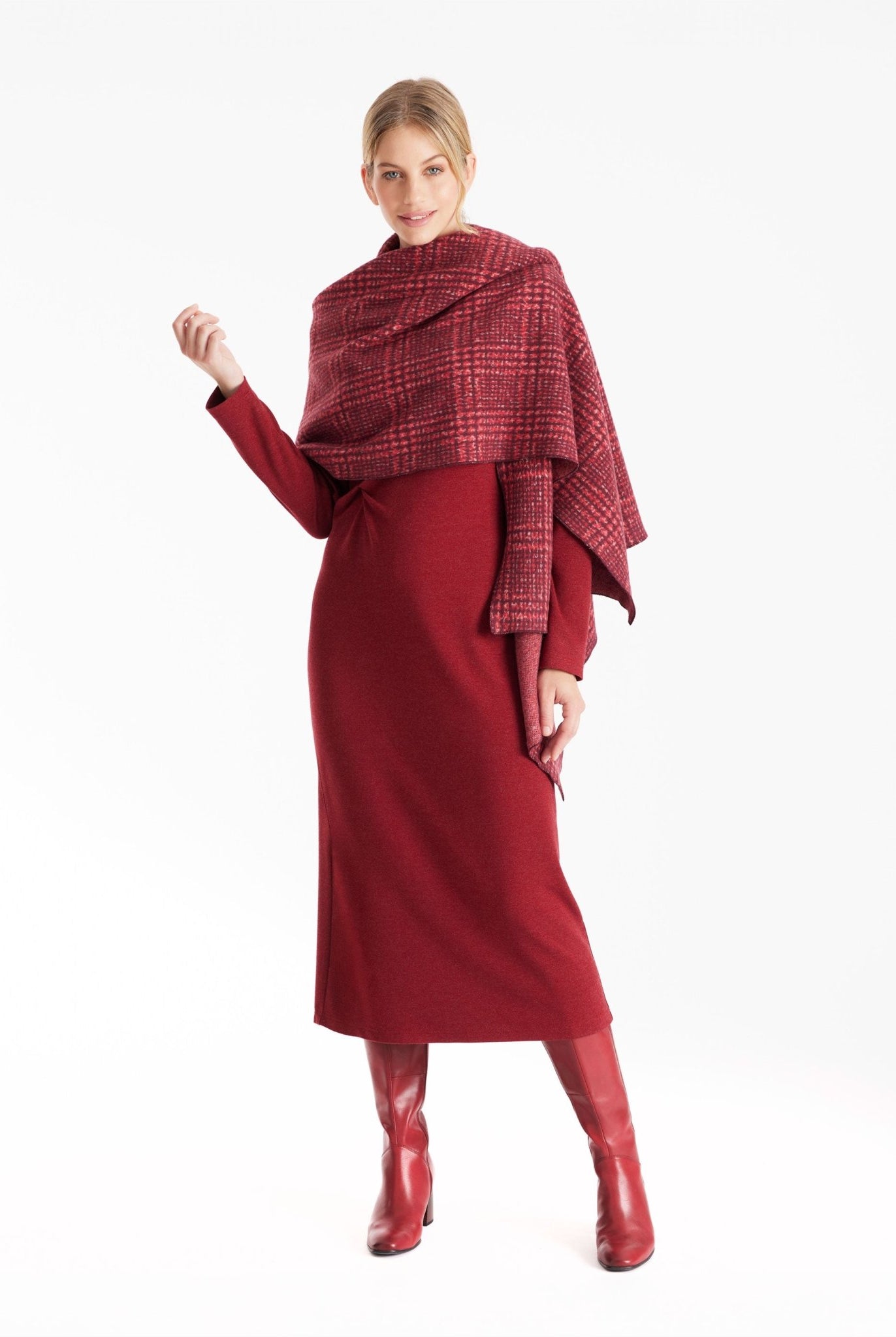 Stola SUSTOLA in Dunkelrot