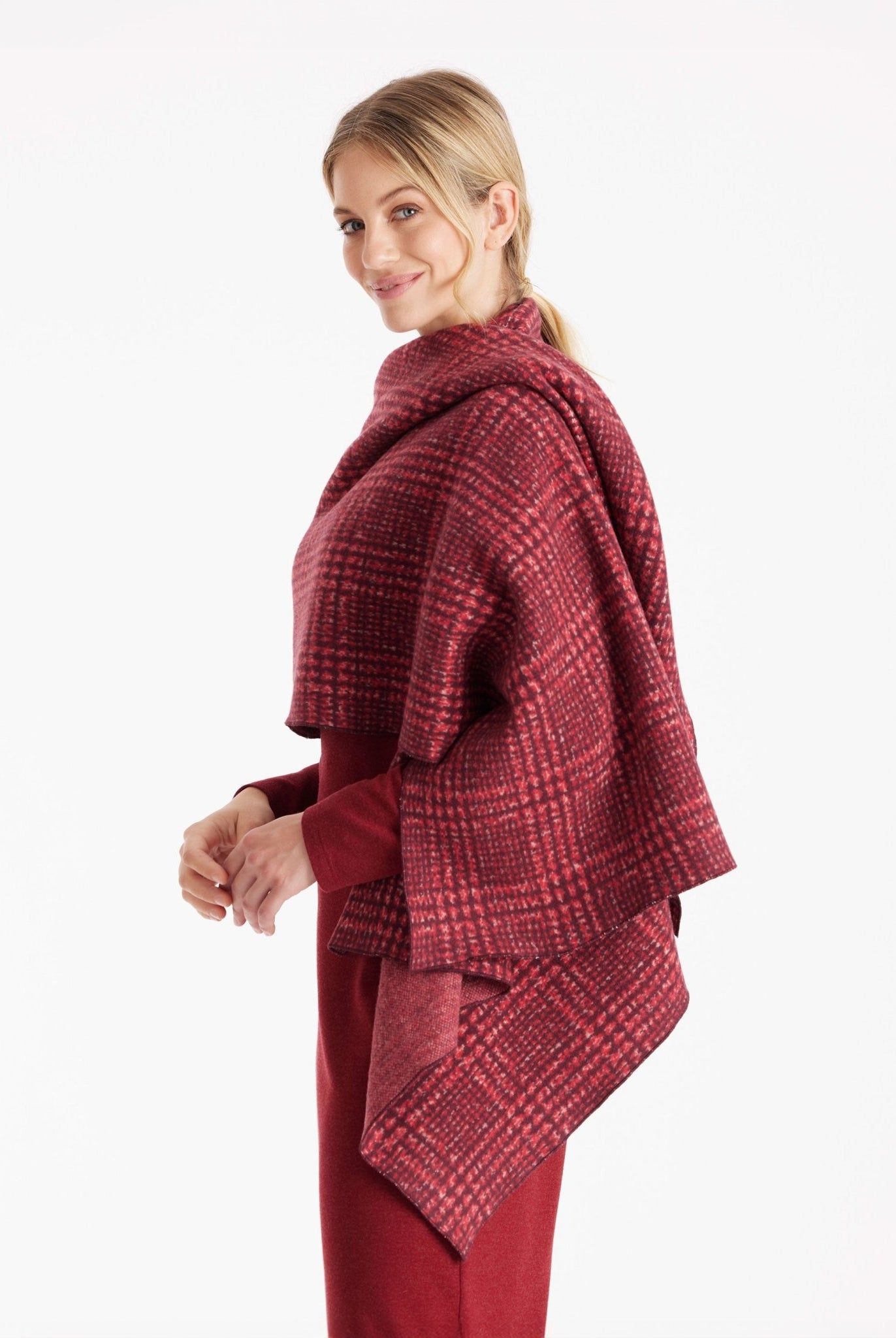 Stola SUSTOLA in Dunkelrot