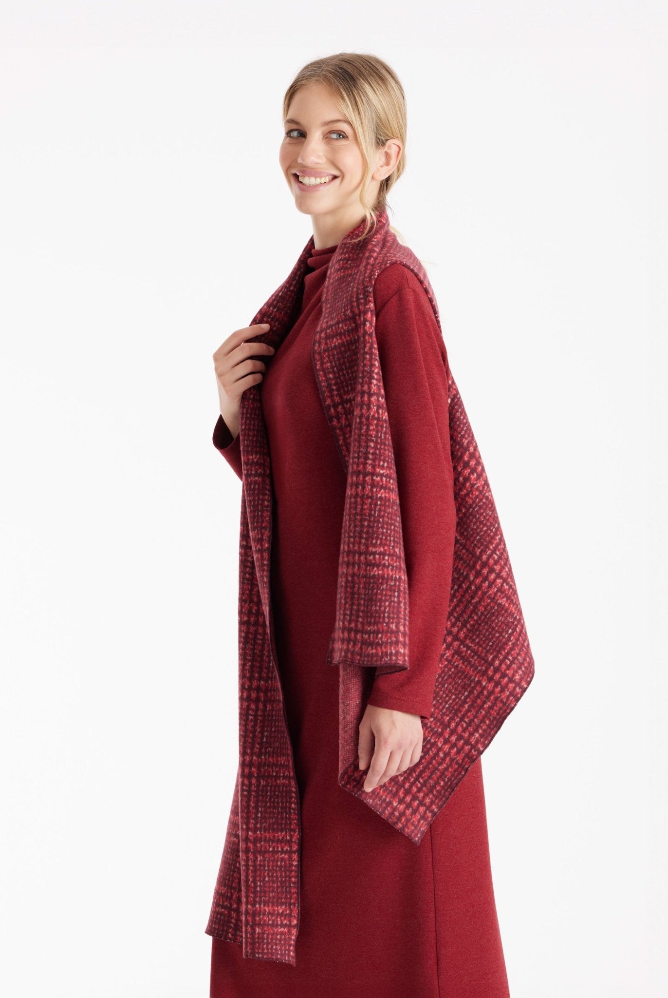 Stola SUSTOLA in Dunkelrot