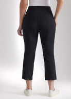 Schmale 7/8 - Hose MESSINI aus Baumwollmix mit Stretch in Schwarz- FOX'S - Fashion