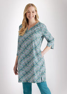 Taillierte Tunika UKUNIA aus Bio - Baumwolle mit Stretch - FOX'S - Fashion