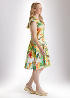 Tailliertes Kleid UNGANA aus Bio - Baumwolle - FOX'S - Fashion