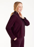 Bluse JIBRYX V - Ausschnitt und langem Arm - FOX'S - Fashion