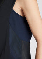Bluse SENYZA aus Viskose und Taft in A - Linie - FOX'S - Fashion