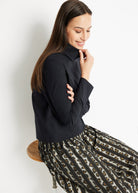 Gerade Bluse BRIZCO aus leichtem Baumwoll-Mix mit Stretch - FOX'S-Fashion