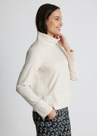 Gerade Bluse BRIZCO aus leichtem Baumwoll-Mix mit Stretch - FOX'S-Fashion